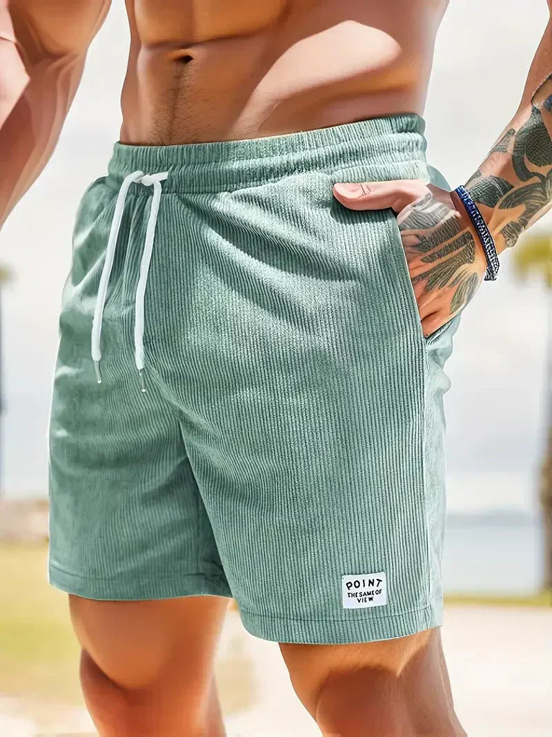 Pantalon Court En Velours Homme