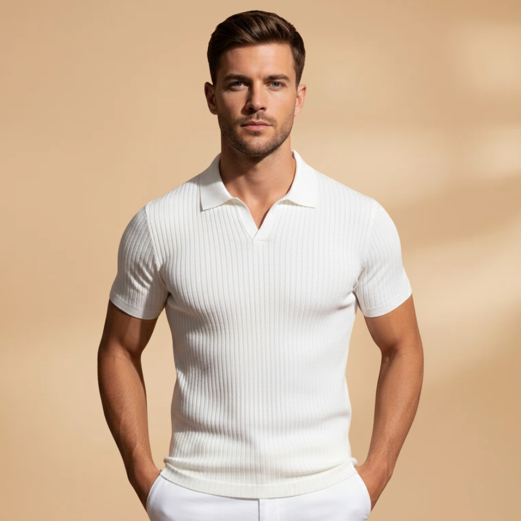 Men's high polo shirt | slim fit workwear