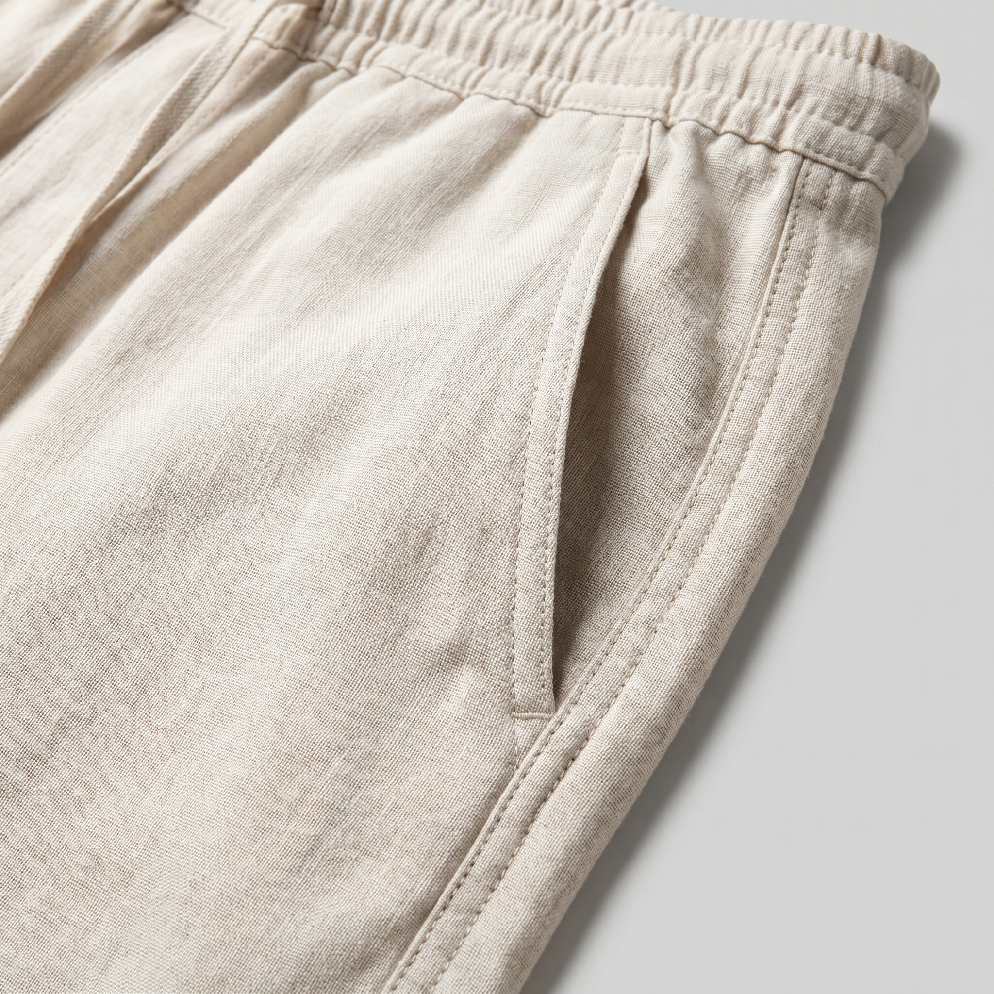 Basic men's linen | lightweight baggy pants