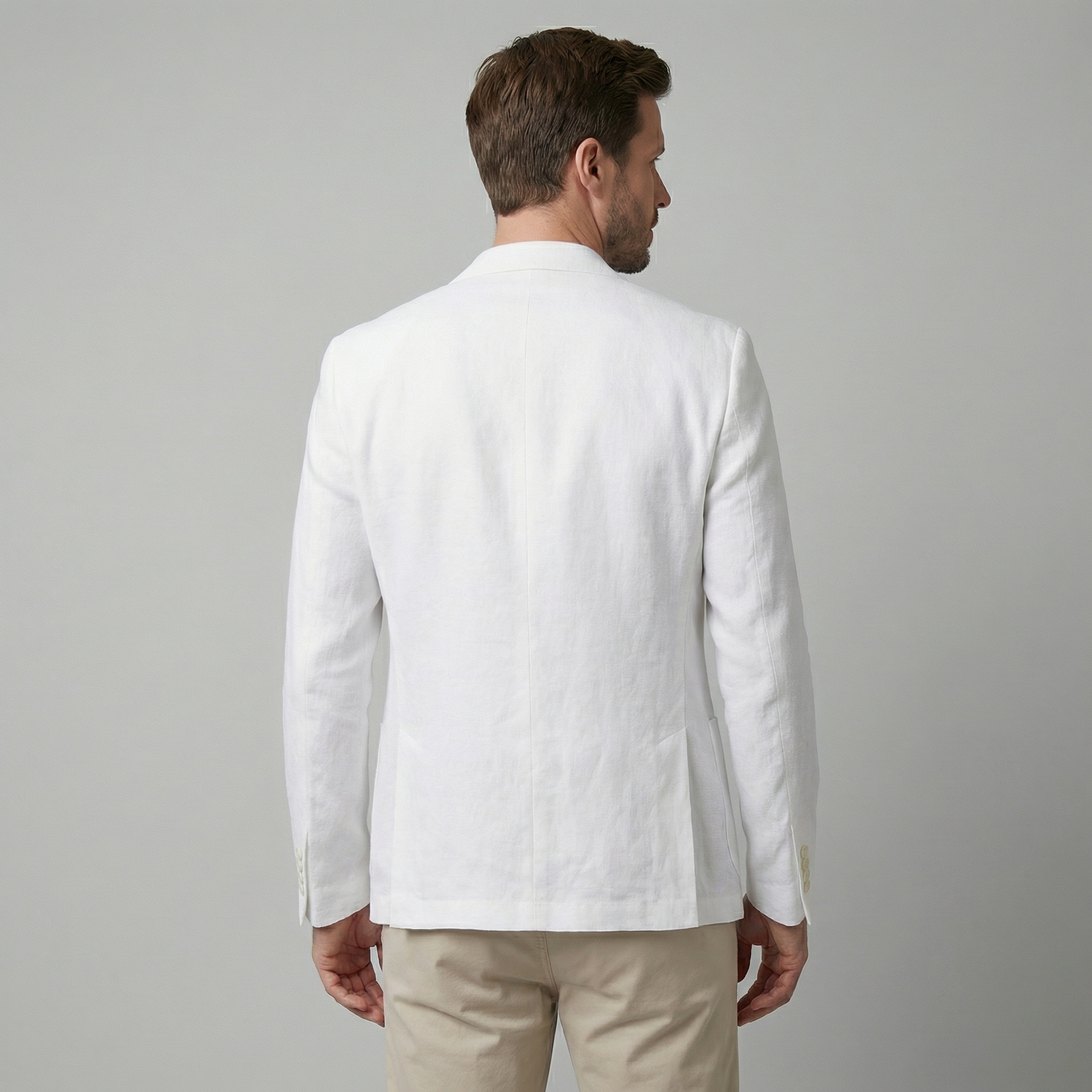 Men's linen jacket | elegant holiday blazer