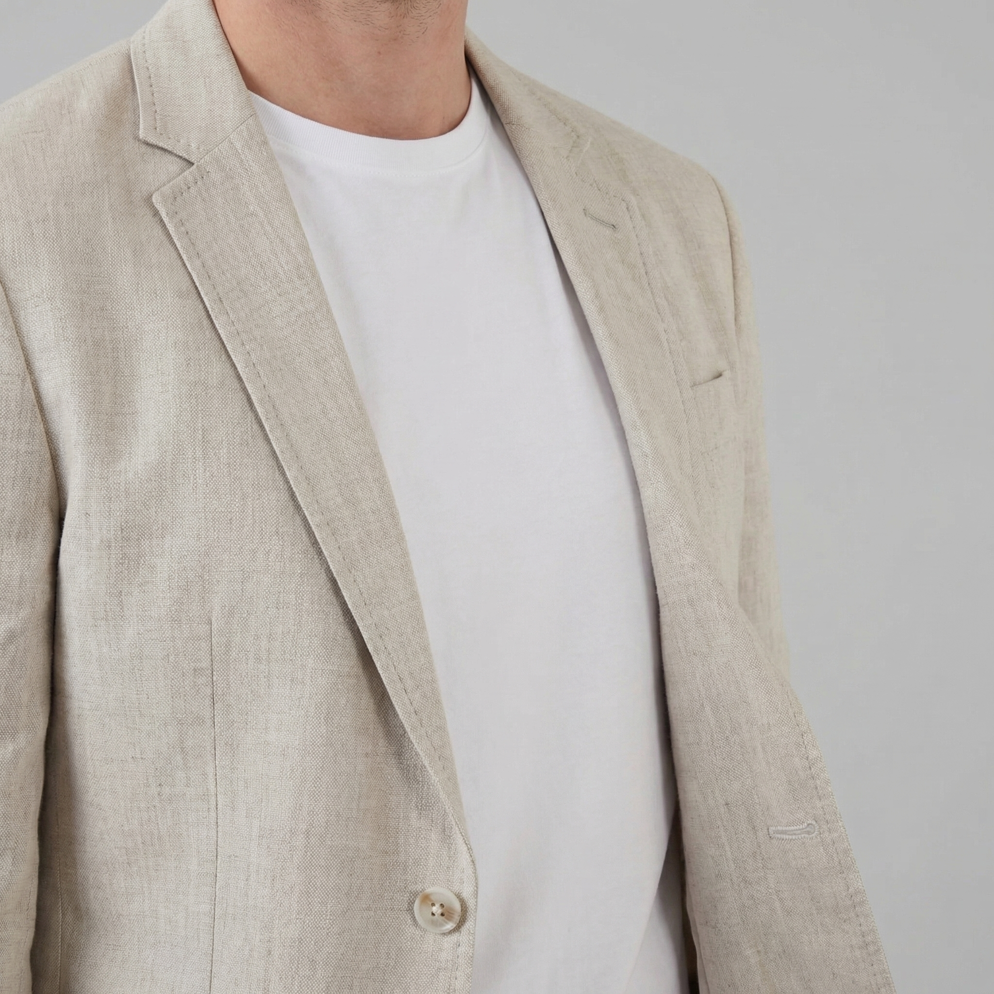 Men's linen jacket | elegant holiday blazer