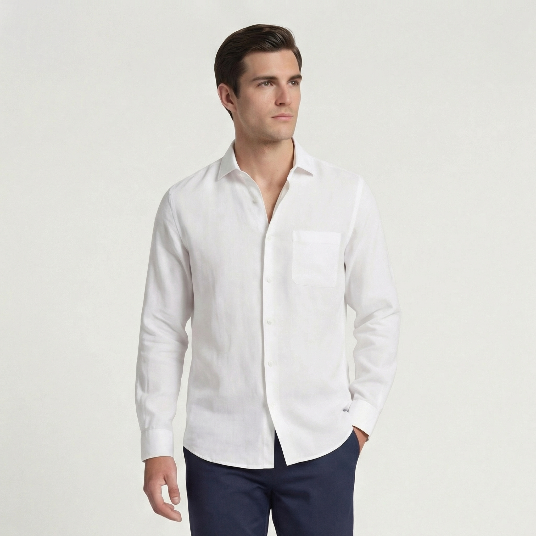 Men's linen top | classic summer shirt