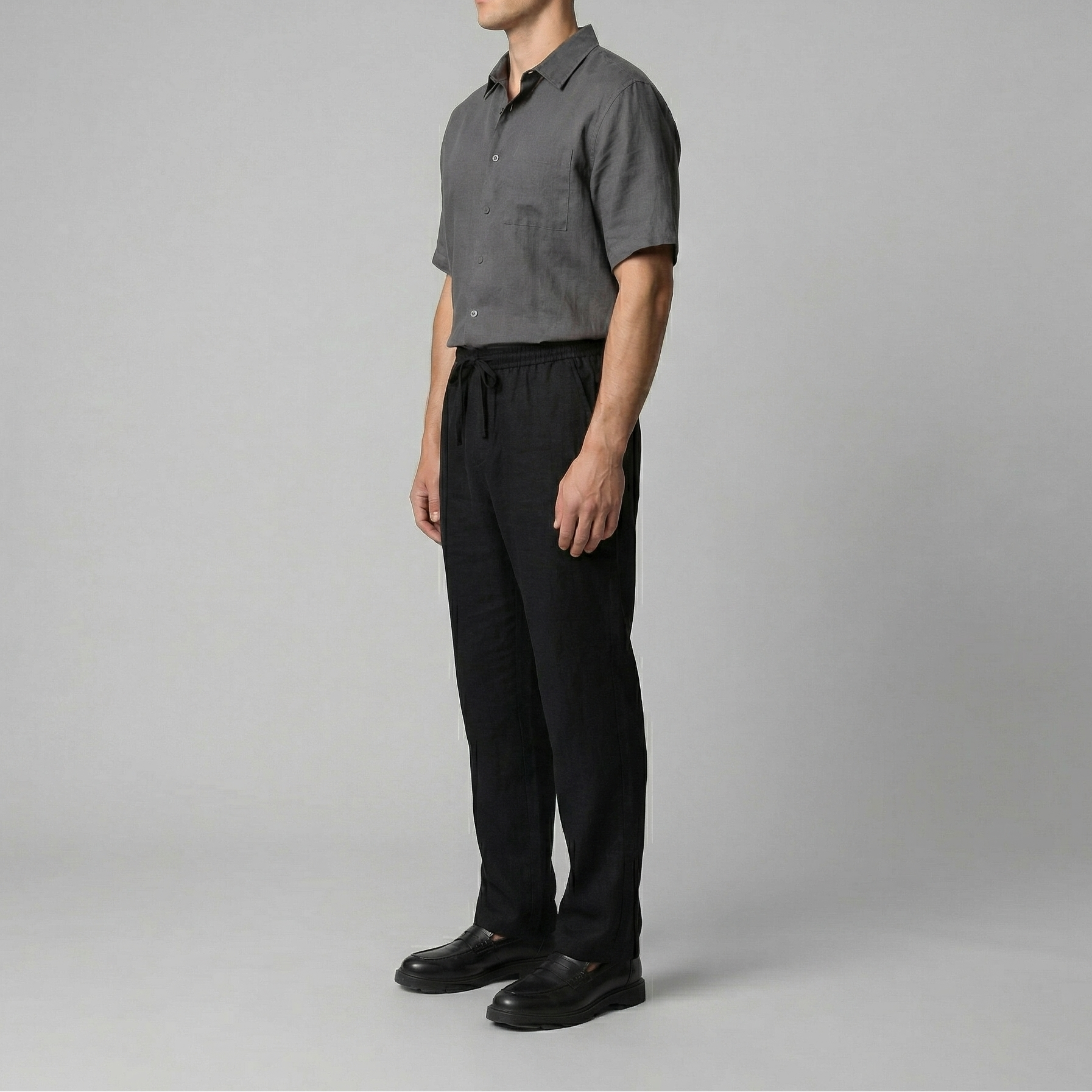 Slim linen pants | men's beach bottoms