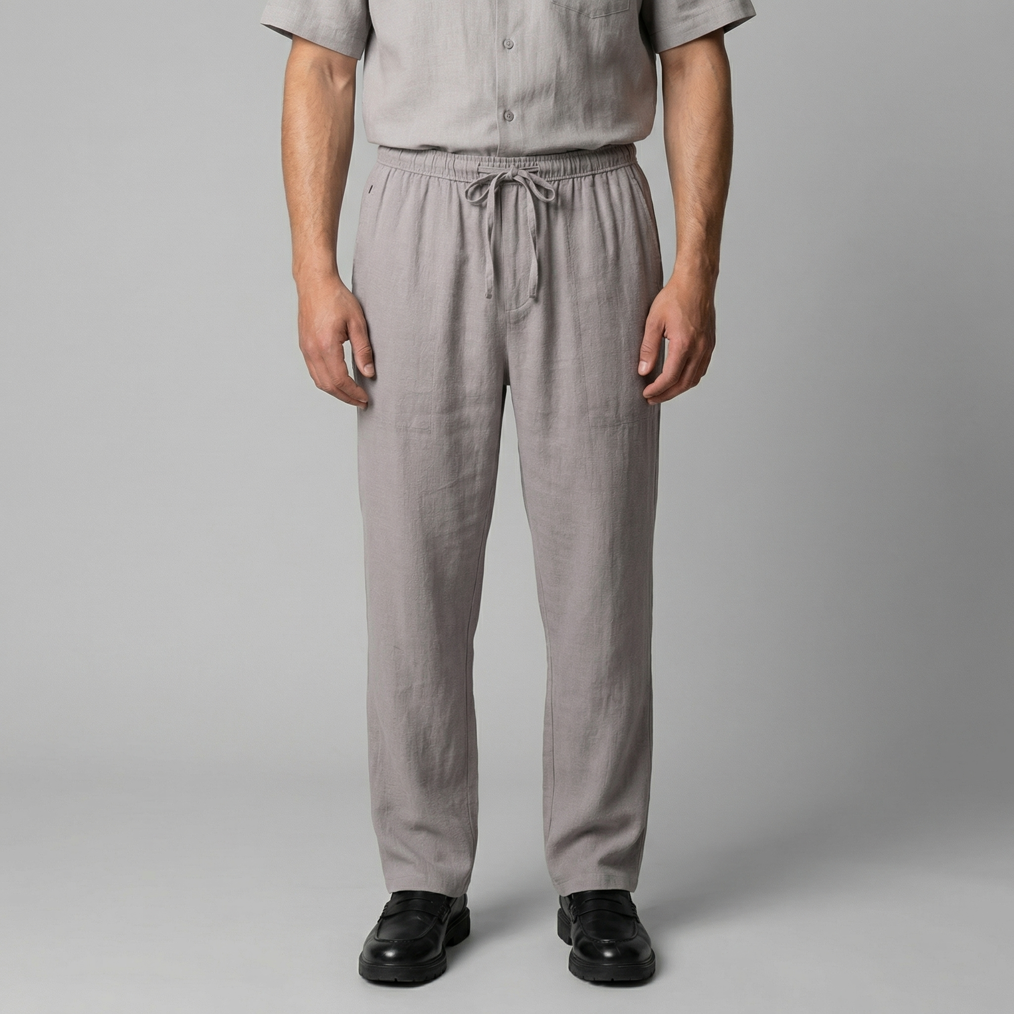 Slim linen pants | men's beach bottoms