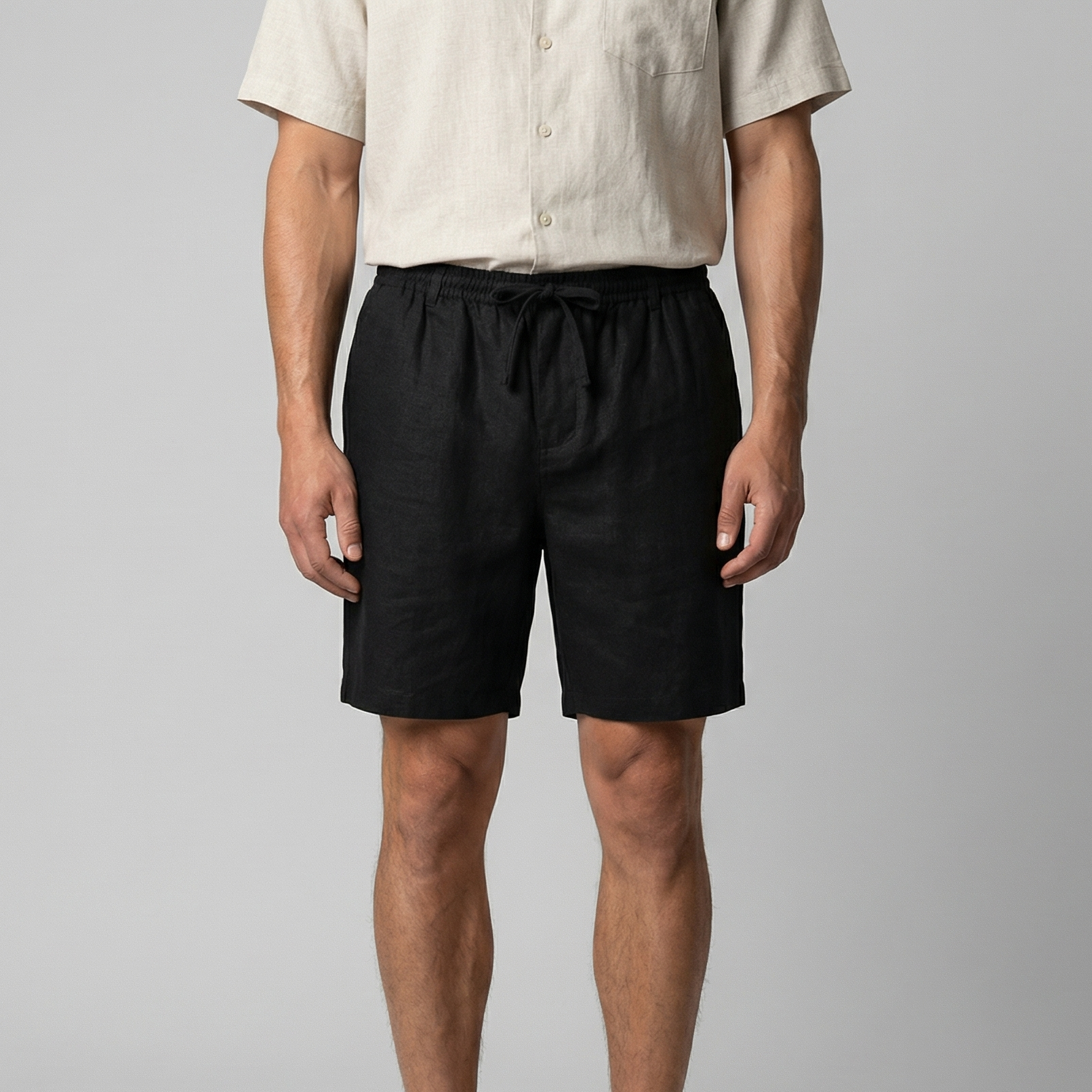 Men's linen bermuda shorts | daily beach shorts