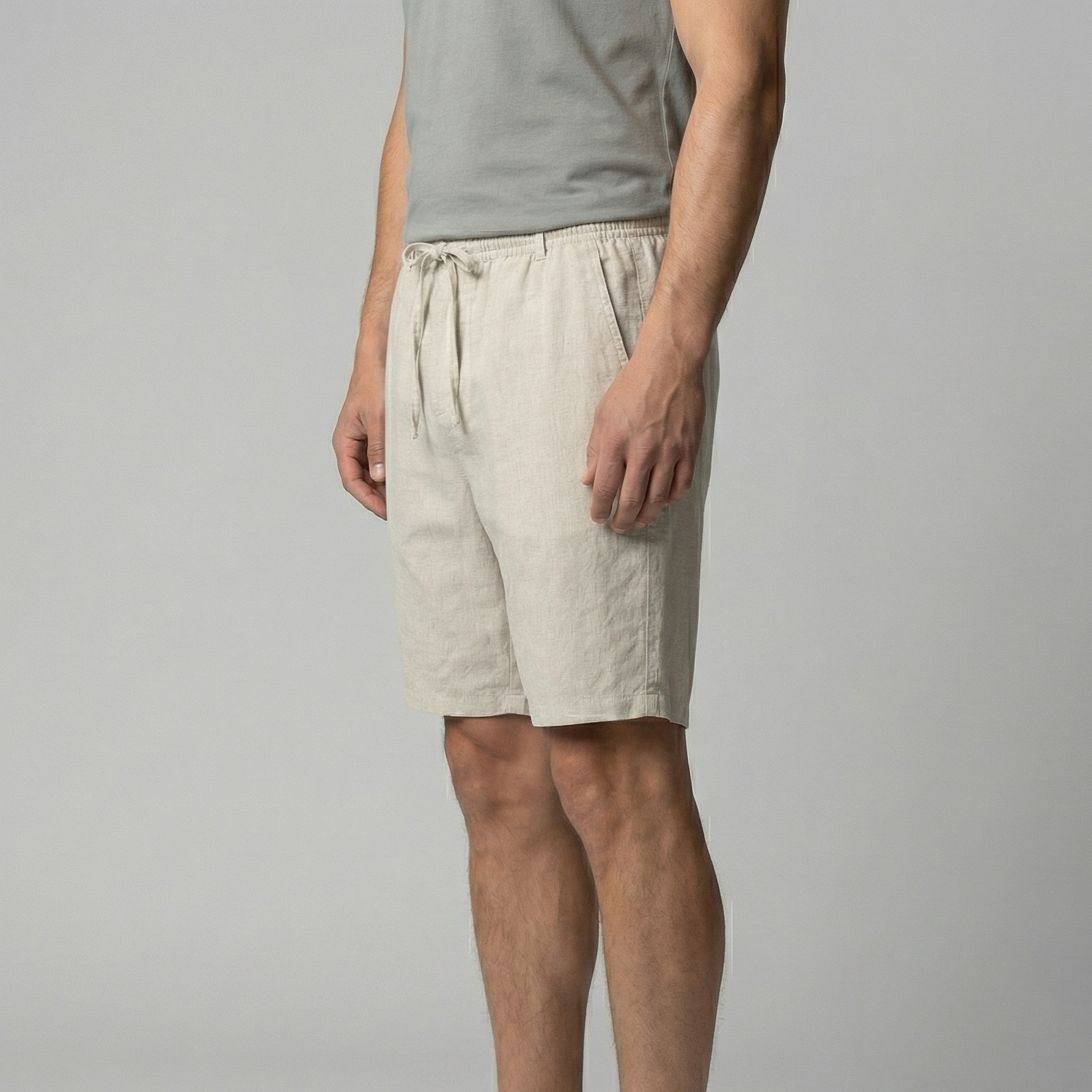 Men's linen bermuda shorts | daily beach shorts