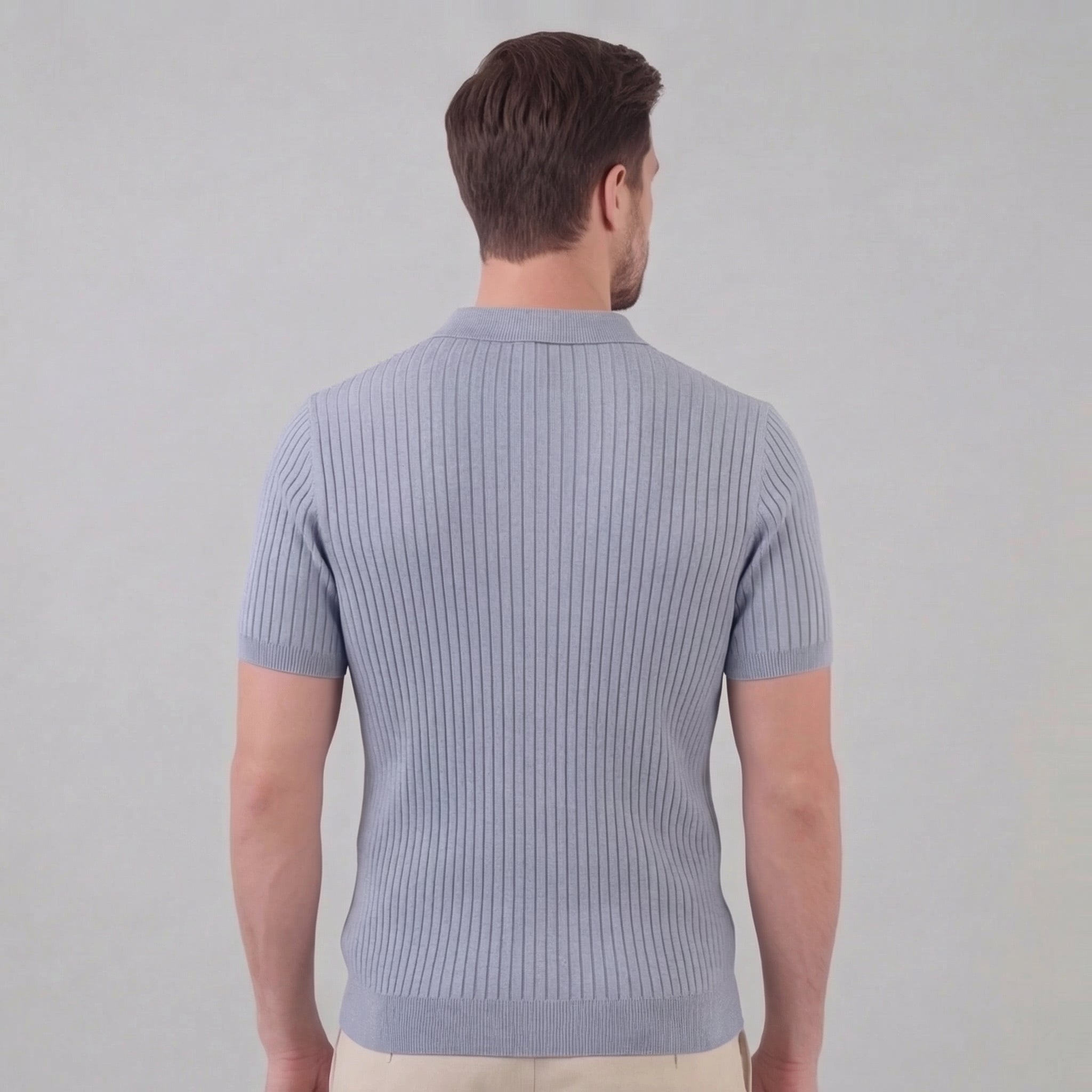 Men's high polo | modern cotton knit