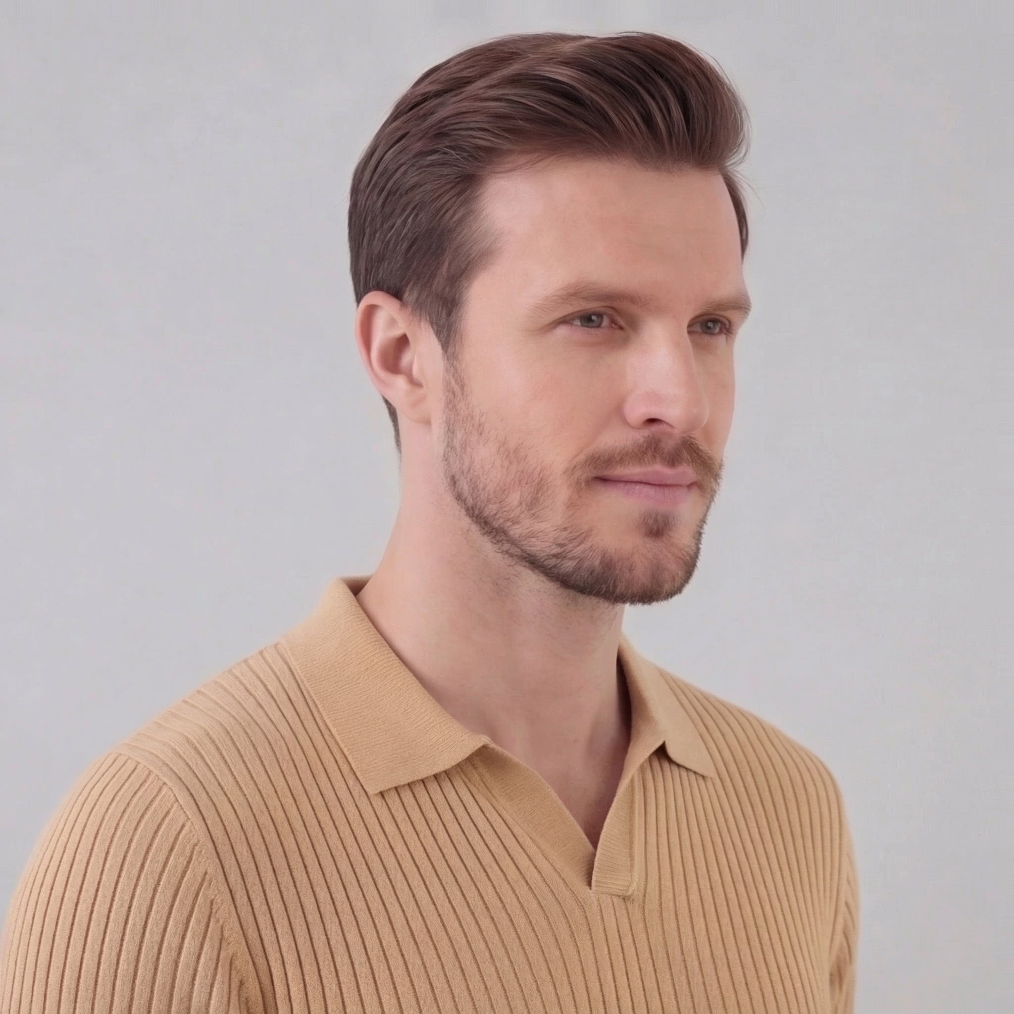 Men's high polo | modern cotton knit