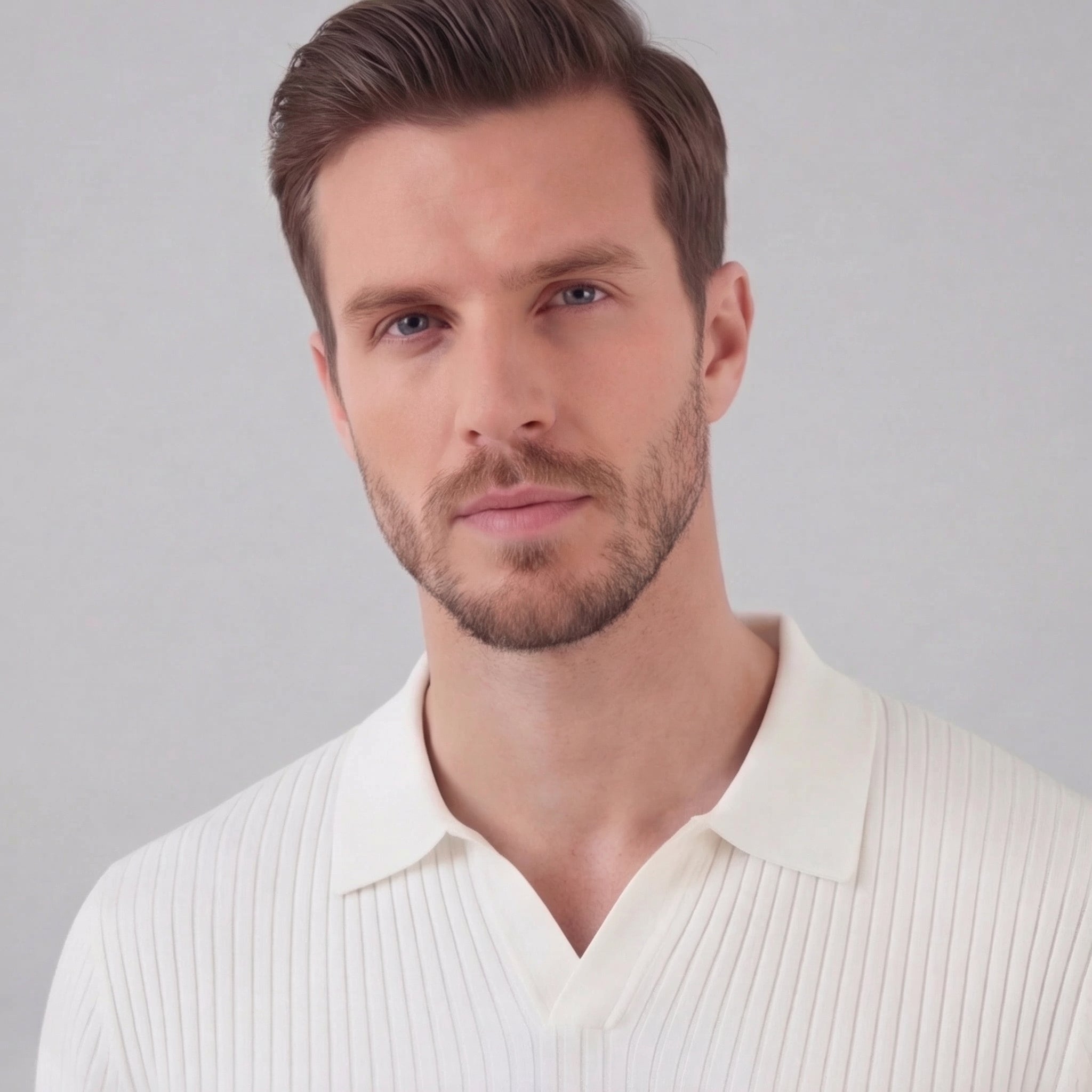 Men's high polo | modern cotton knit