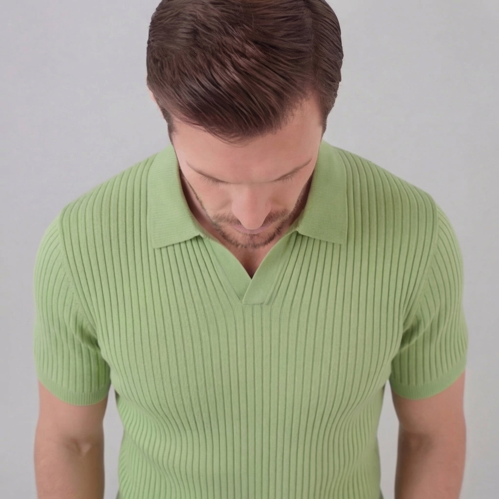 Men's high polo | modern cotton knit