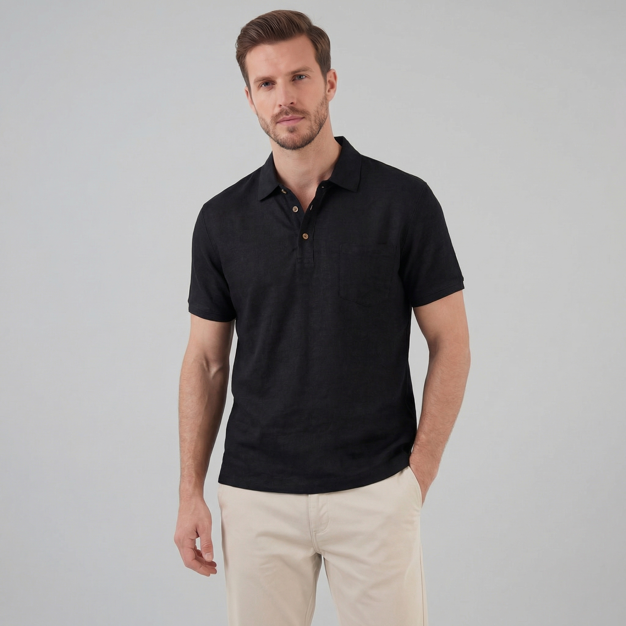 Summer high polo | lightweight knitwear garment
