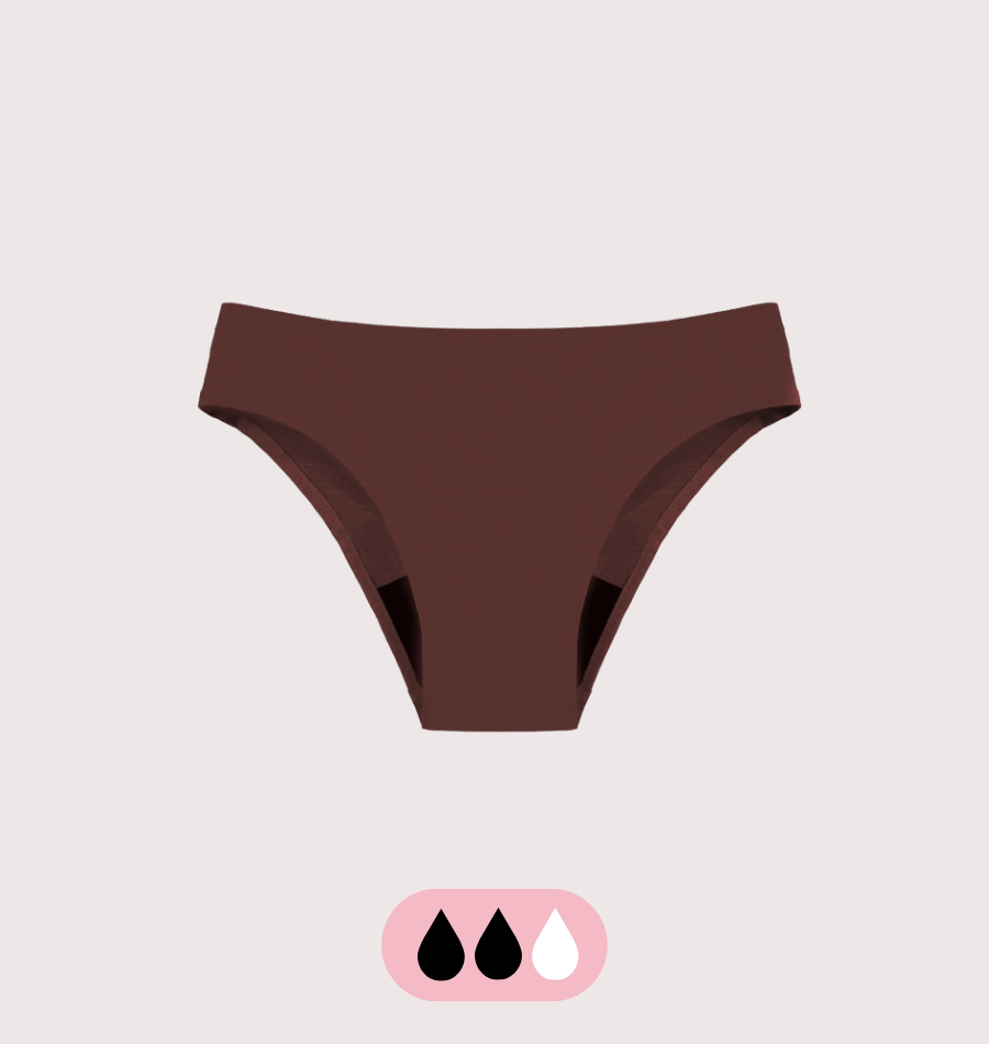 Menstruations-Culotte mit hohem Bund für die Periode