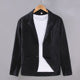 Linen jacket for men — straight suit jacket for cocktail events
