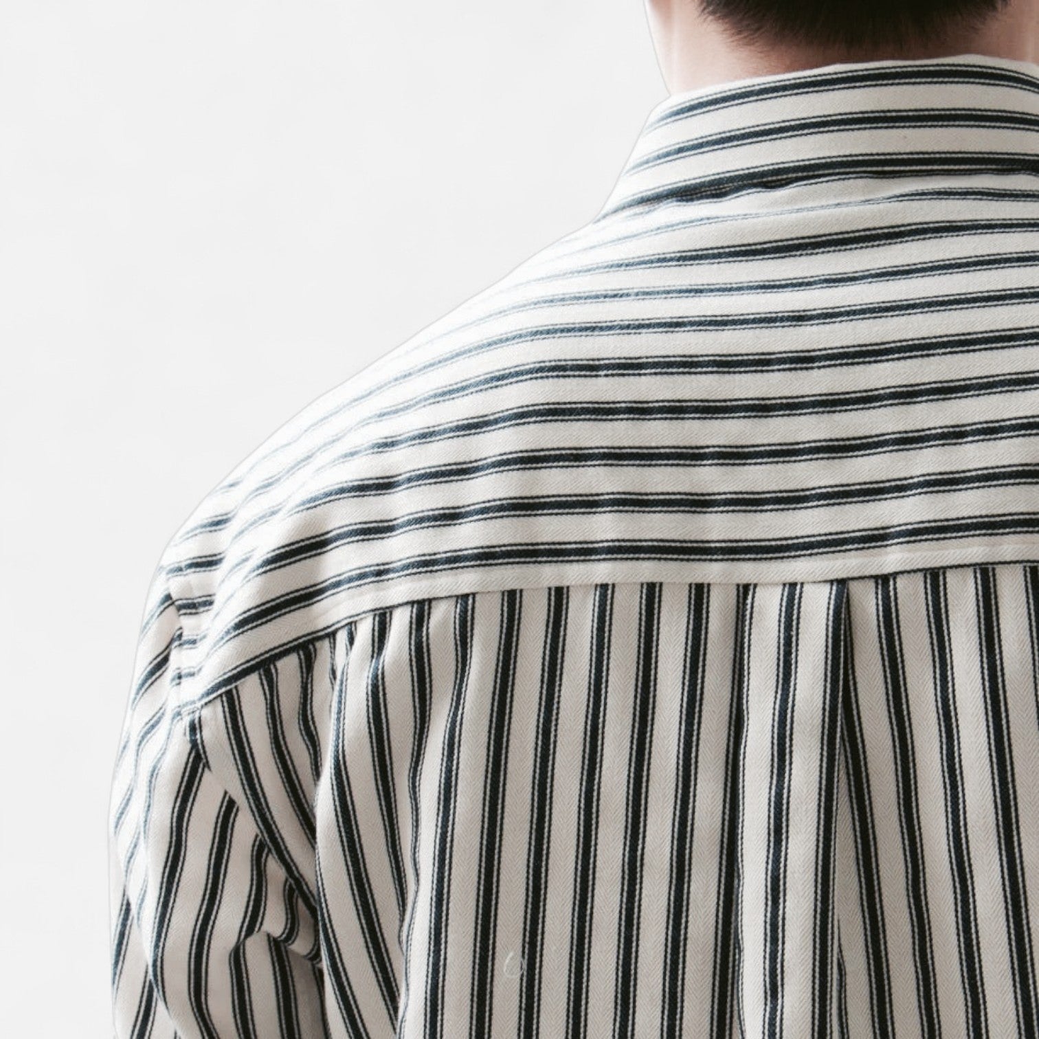 Ancienne Monde | Chemise Rayée à Manches Longues pour Homme – Superposition Légère, Élégance Côtière Intemporelle