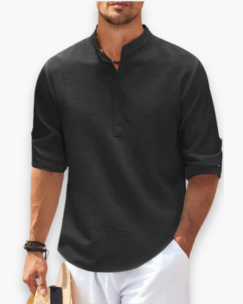 Chaqueta ligera de hombre con cuello Mao