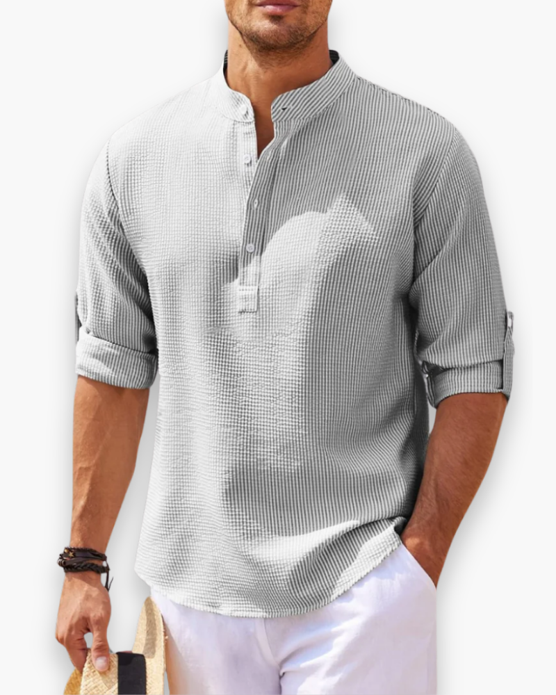 Chaqueta ligera de hombre con cuello Mao