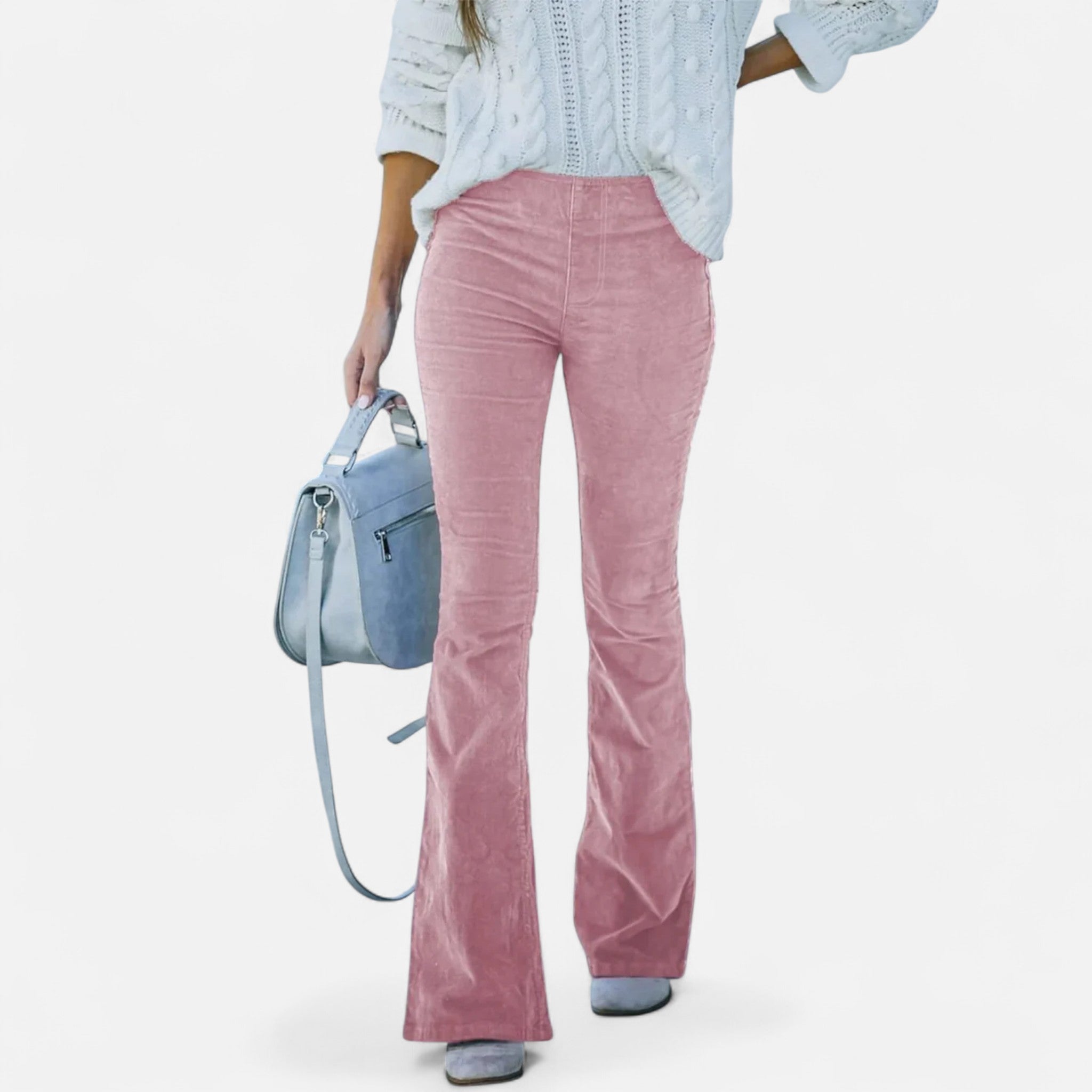 Ancienne Monde | Pantalon Femme Taille Haute Évasé – Style Intemporel, Silhouette Élégante