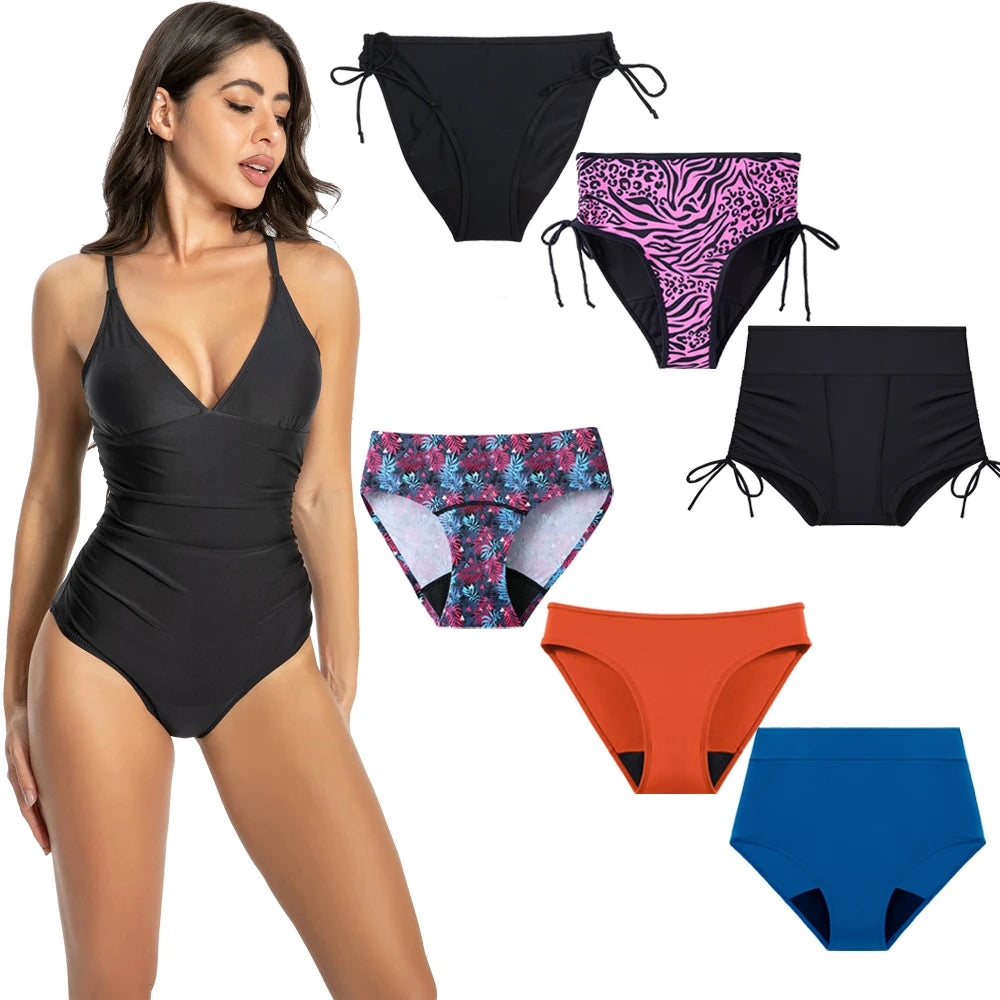 Culotte da bagno assorbente ad alta protezione per il ciclo