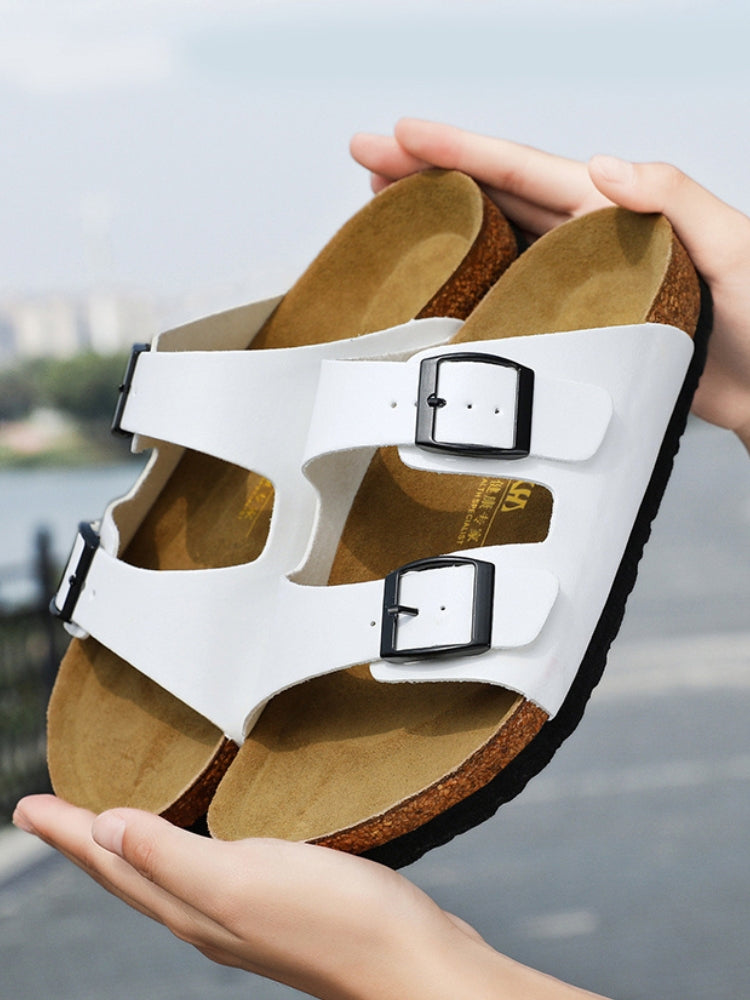 Men's summer shoes — ergonomic leisure sandals with buckles