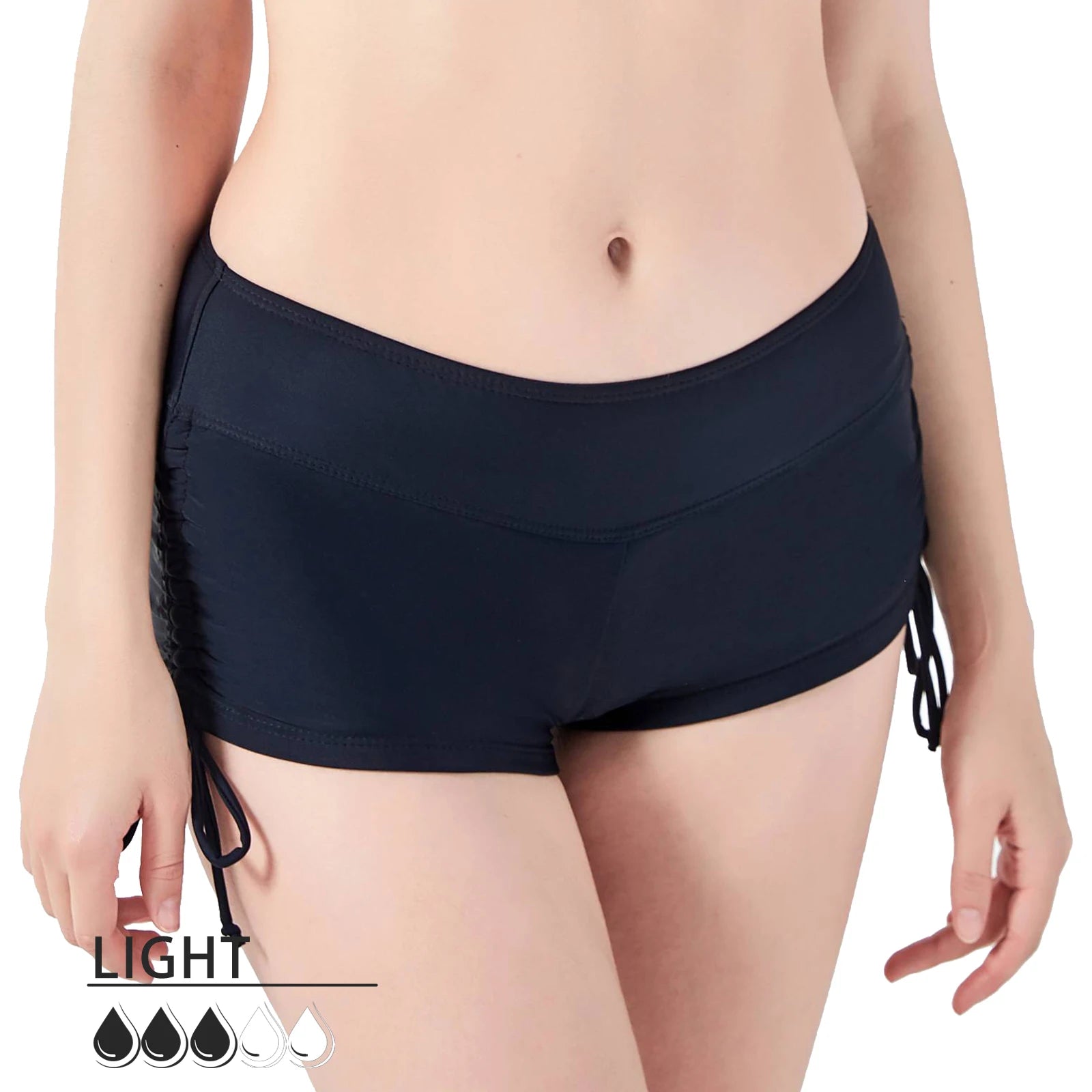 Costume da bagno mestruale donna a 4 strati, costume da bagno impermeabile per il periodo, bikini mestruale, mutandine assorbenti per adolescenti.