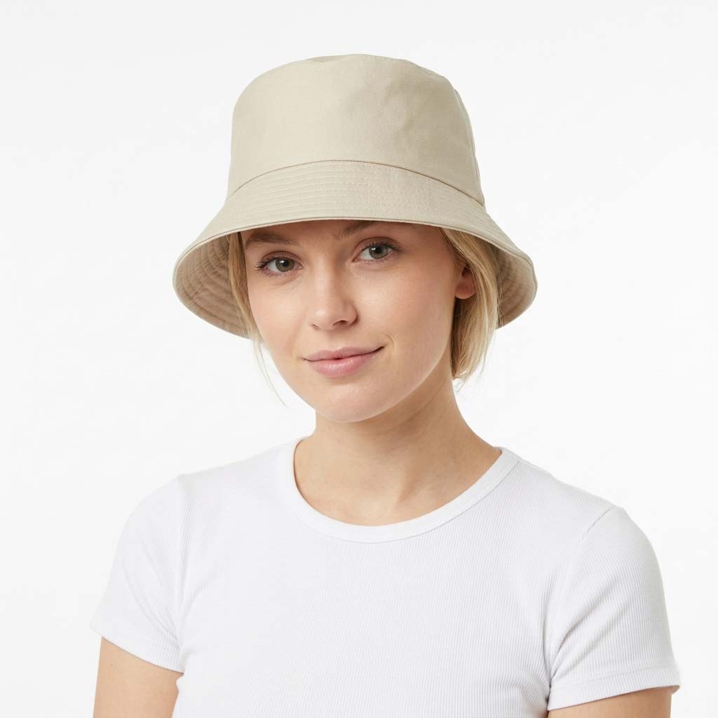 Unisex fiskerhat - skygge med syninger - afslappet rejse stil