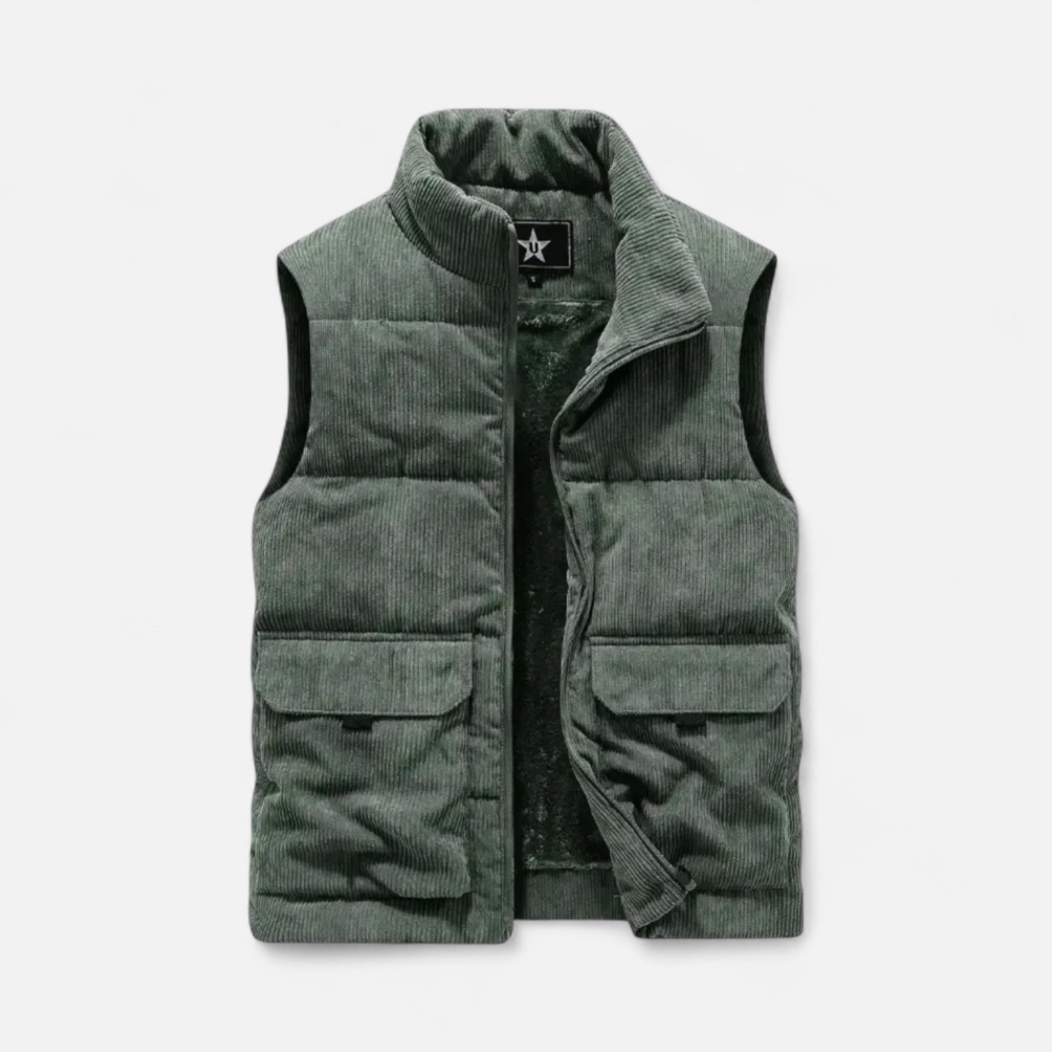 Ancienne Monde | Veste Homme Velours Côtelé Doublée Polaire