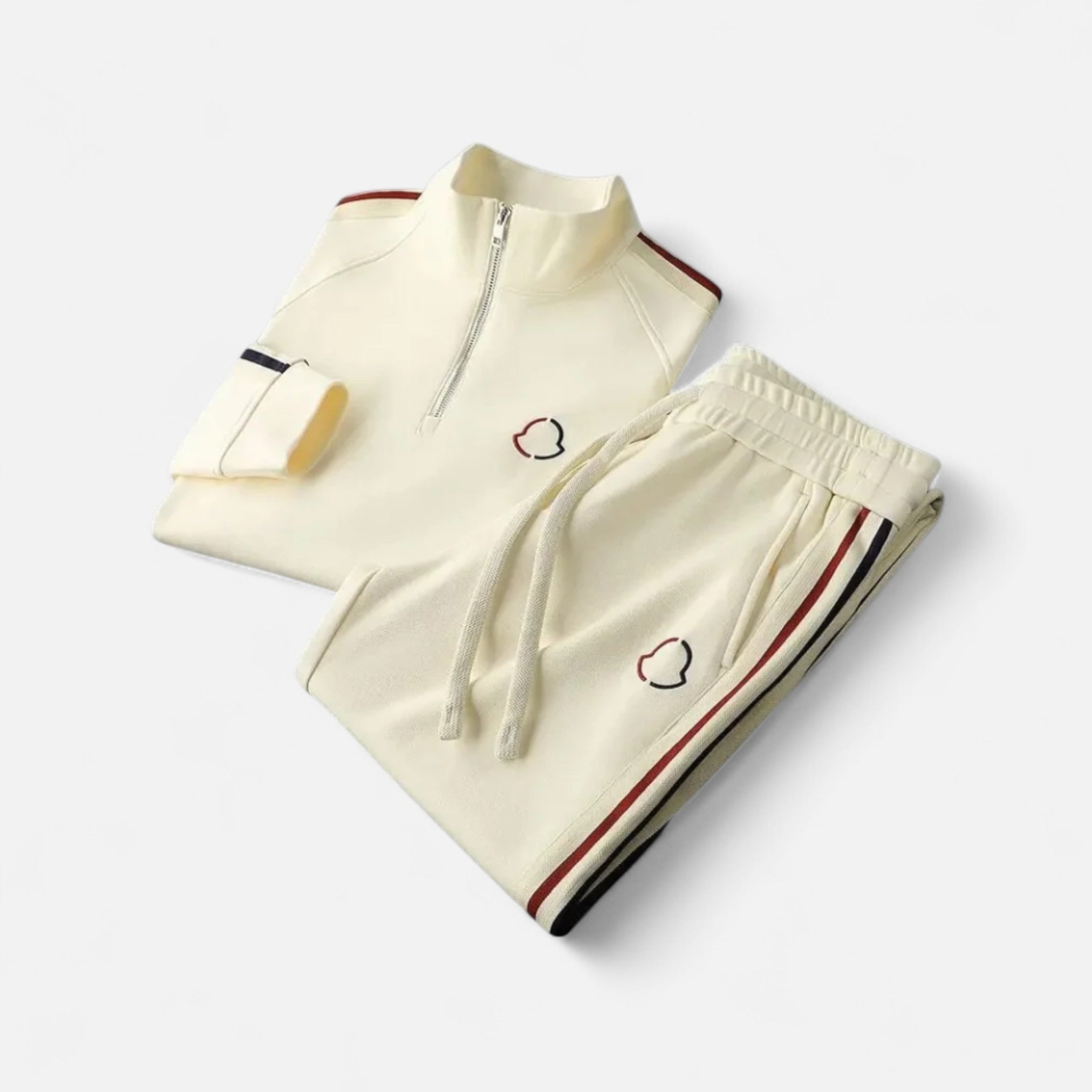 Ancienne Monde | Ensemble Survêtement Homme Demi-Zip Élégance Sportive