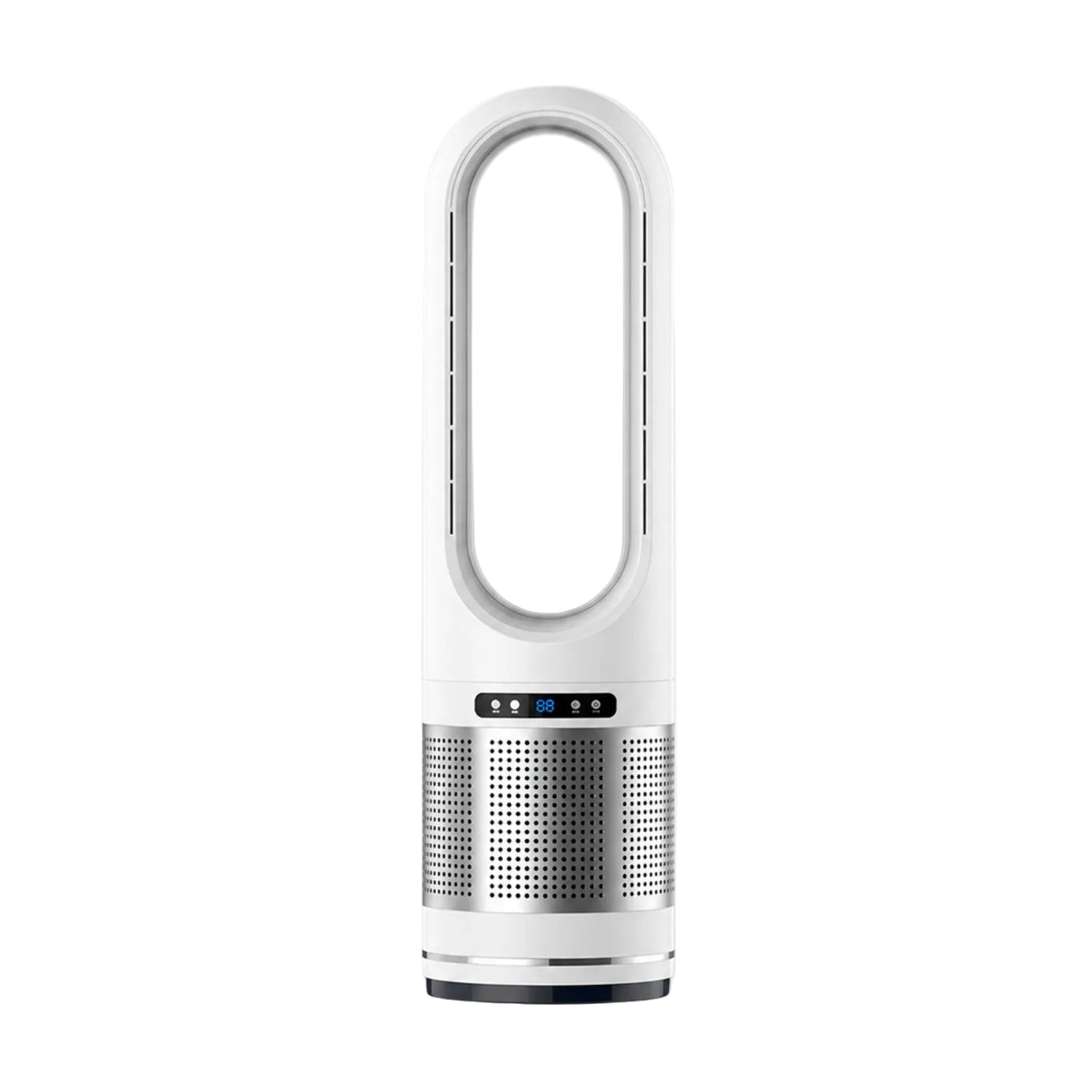 Ventilador de columna sin aspas con control remoto y oscilación
