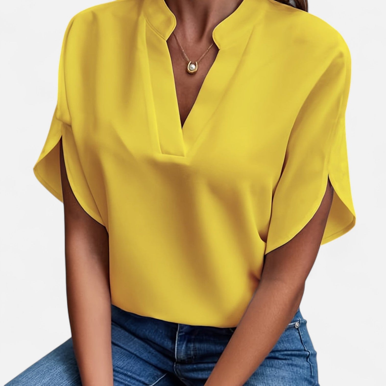 Ancienne Monde | Blouse à Manches Évasées pour Femme – Silhouette Élégante pour un Style Sans Effort du Jour au Soir