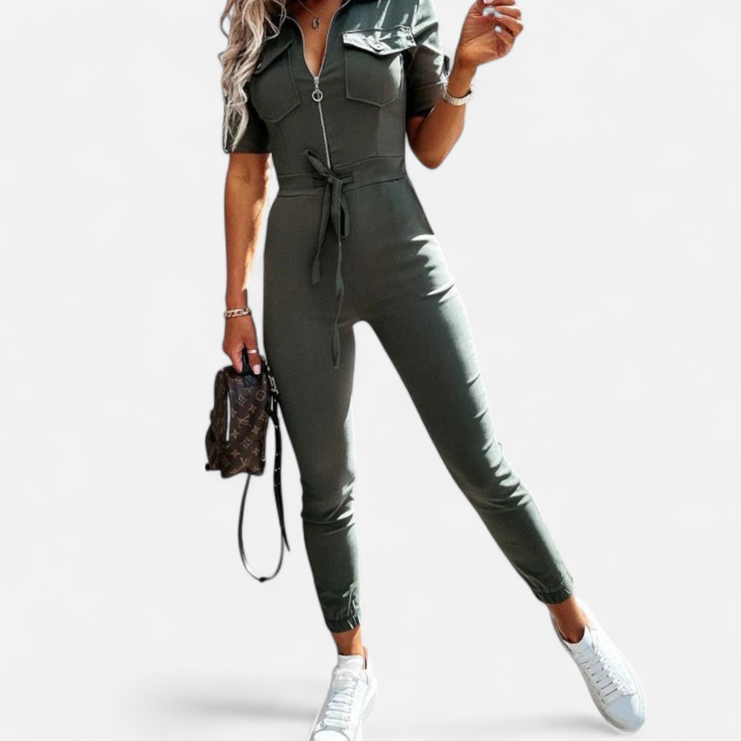 Ancienne Monde | Ensemble Combi-Estate en Lin pour Femme