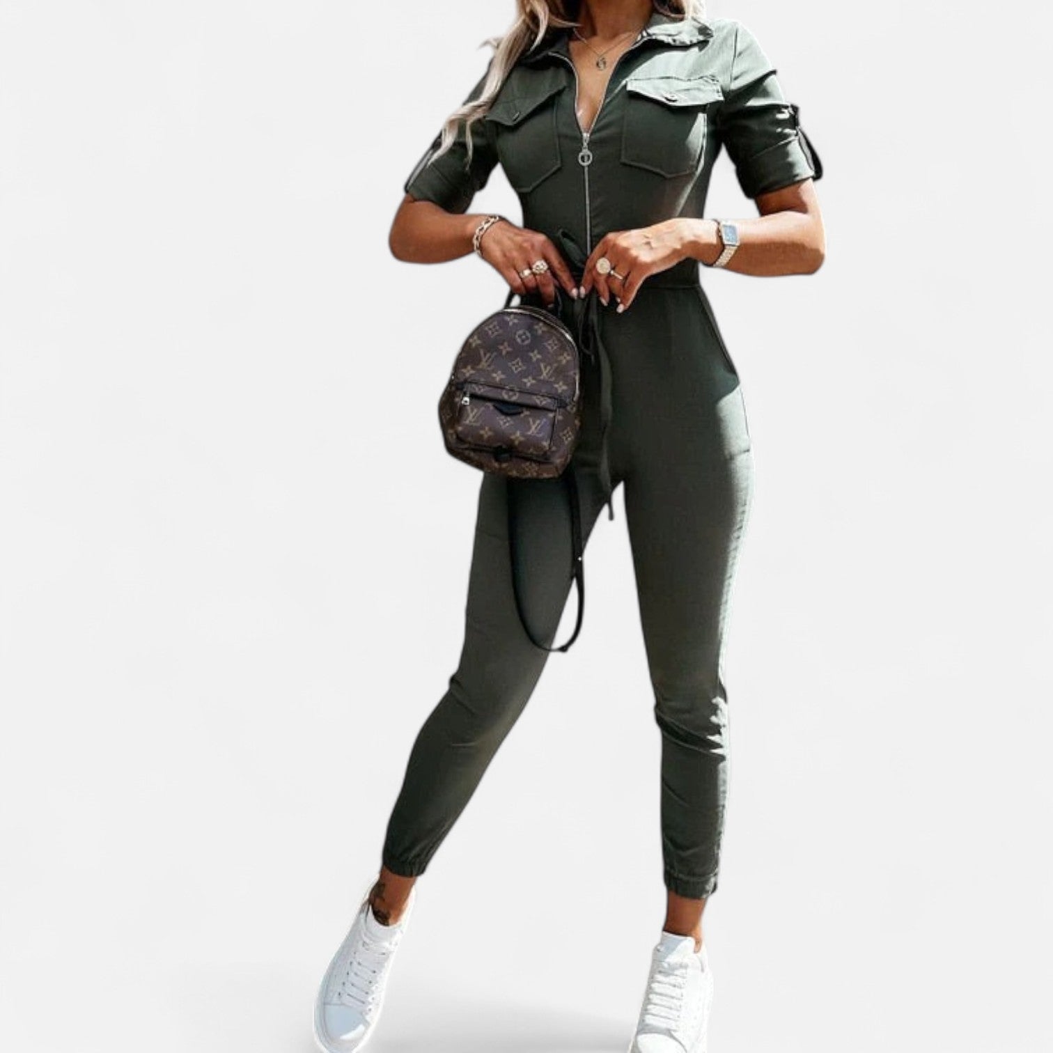 Ancienne Monde | Ensemble Combi-Estate en Lin pour Femme
