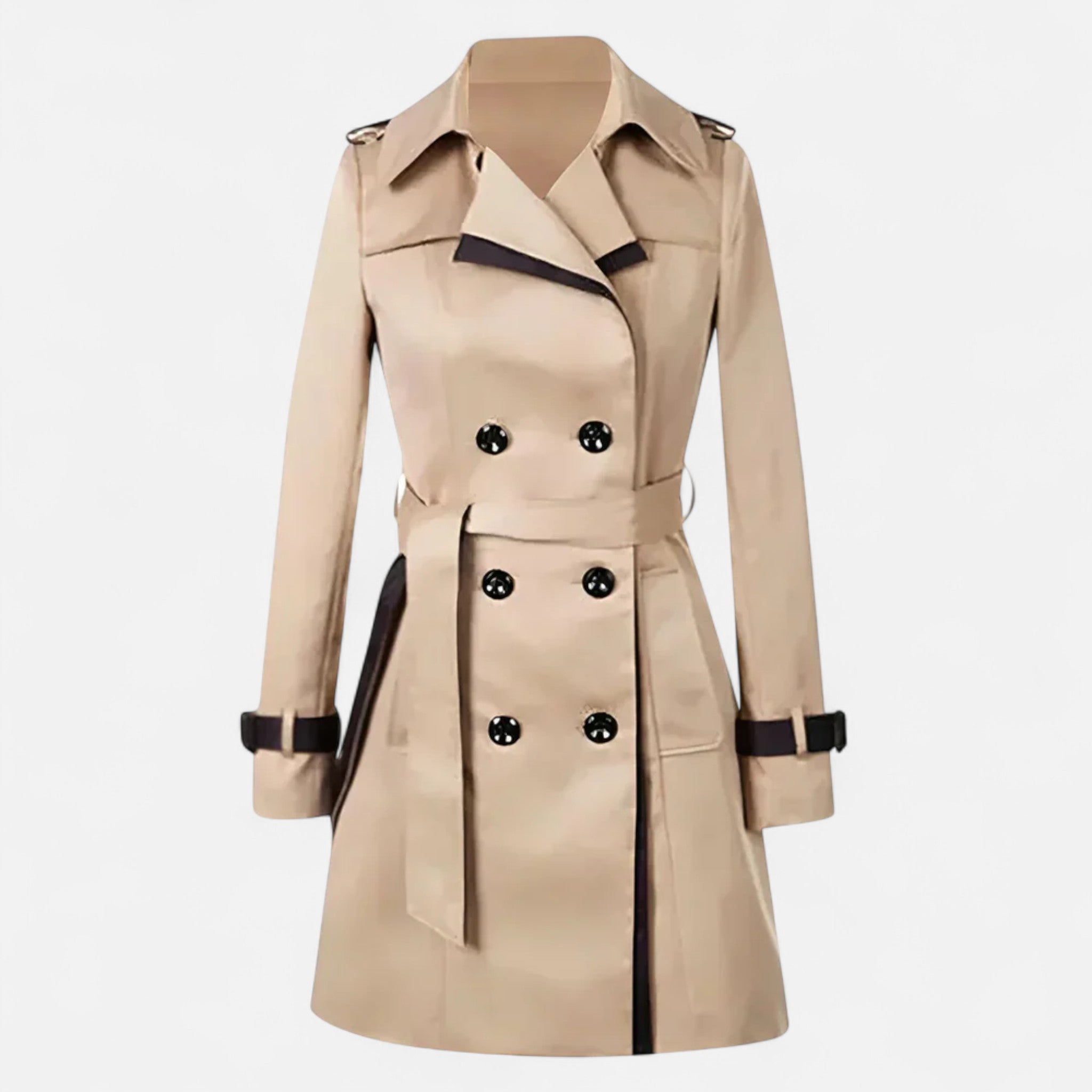Ancienne Monde | Trench Long Femme Élégance Intemporelle Imperméable