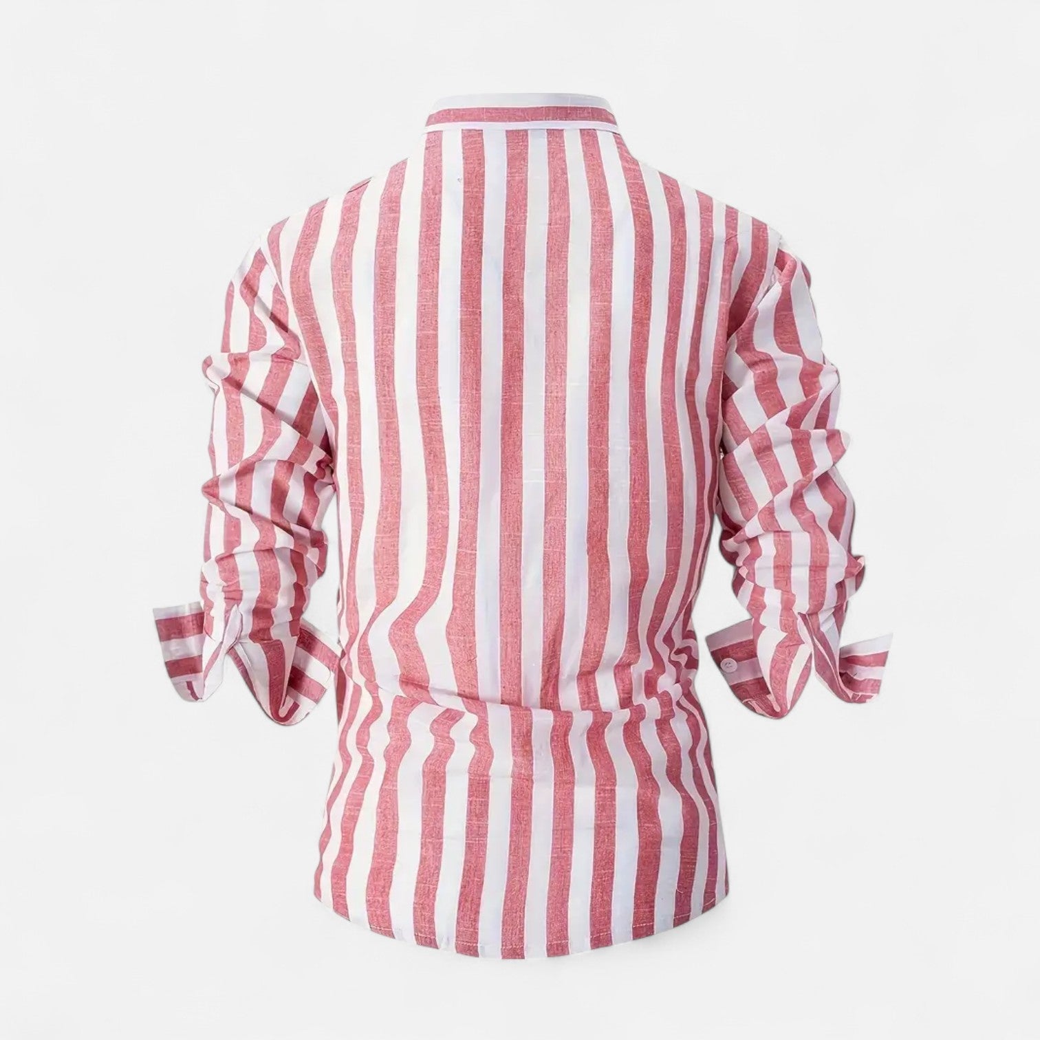 Ancienne Monde | Chemise Rayée à Boutons pour Homme – Sophistication Tailleur