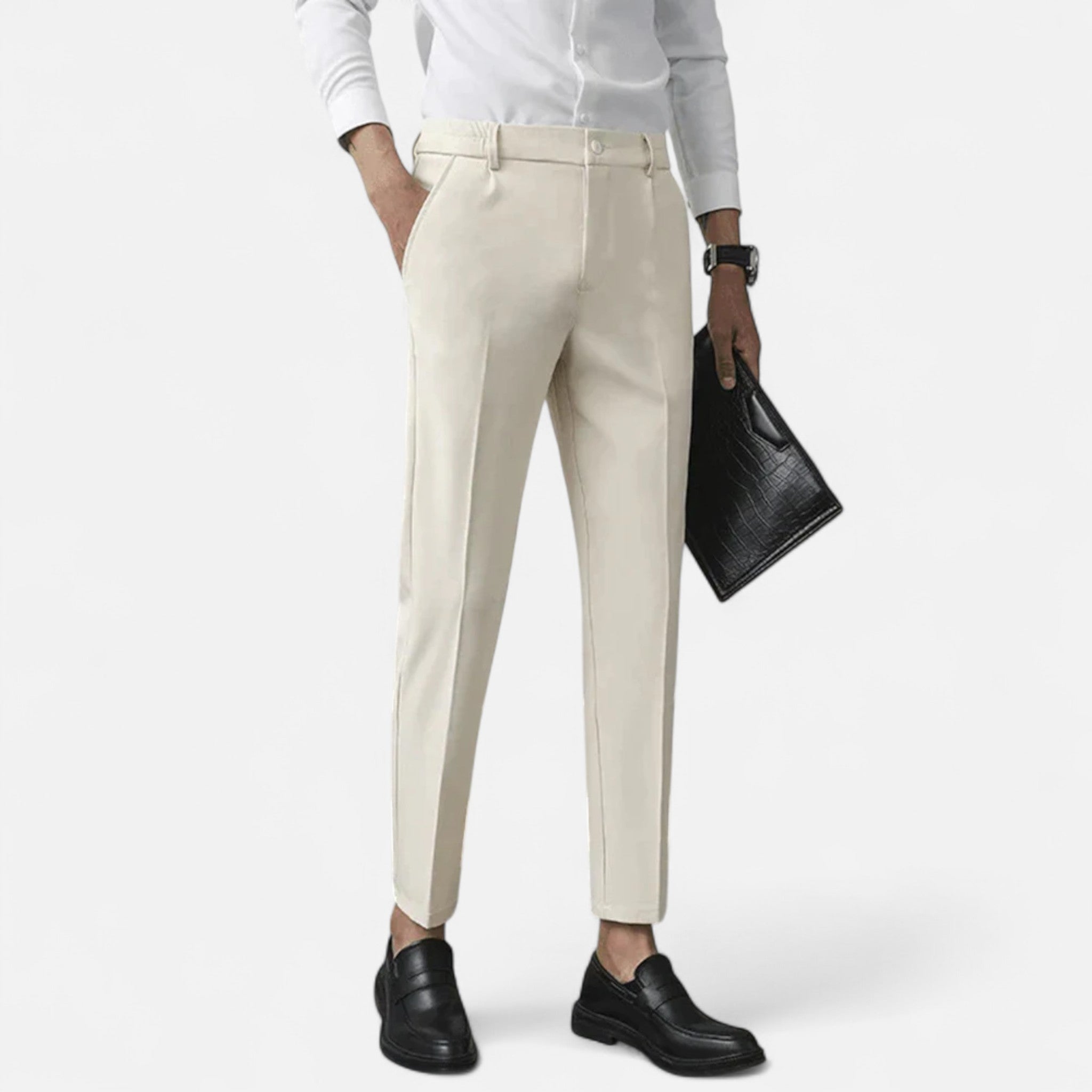 Ancienne Monde | Pantalon Homme Augusto Stretch Élégance Premium