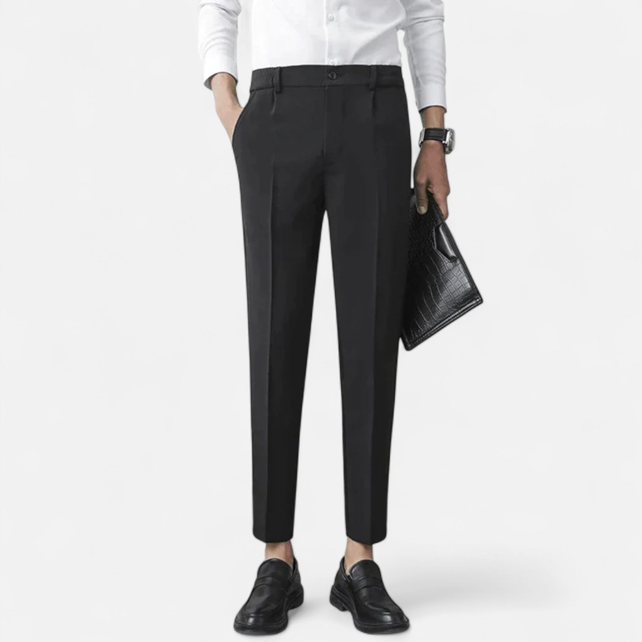 Ancienne Monde | Pantalon Homme Augusto Stretch Élégance Premium