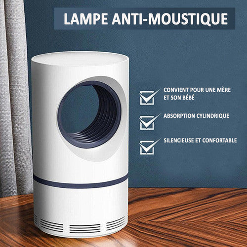 Trampa para insectos UV silenciosa con ventilador aspirador USB