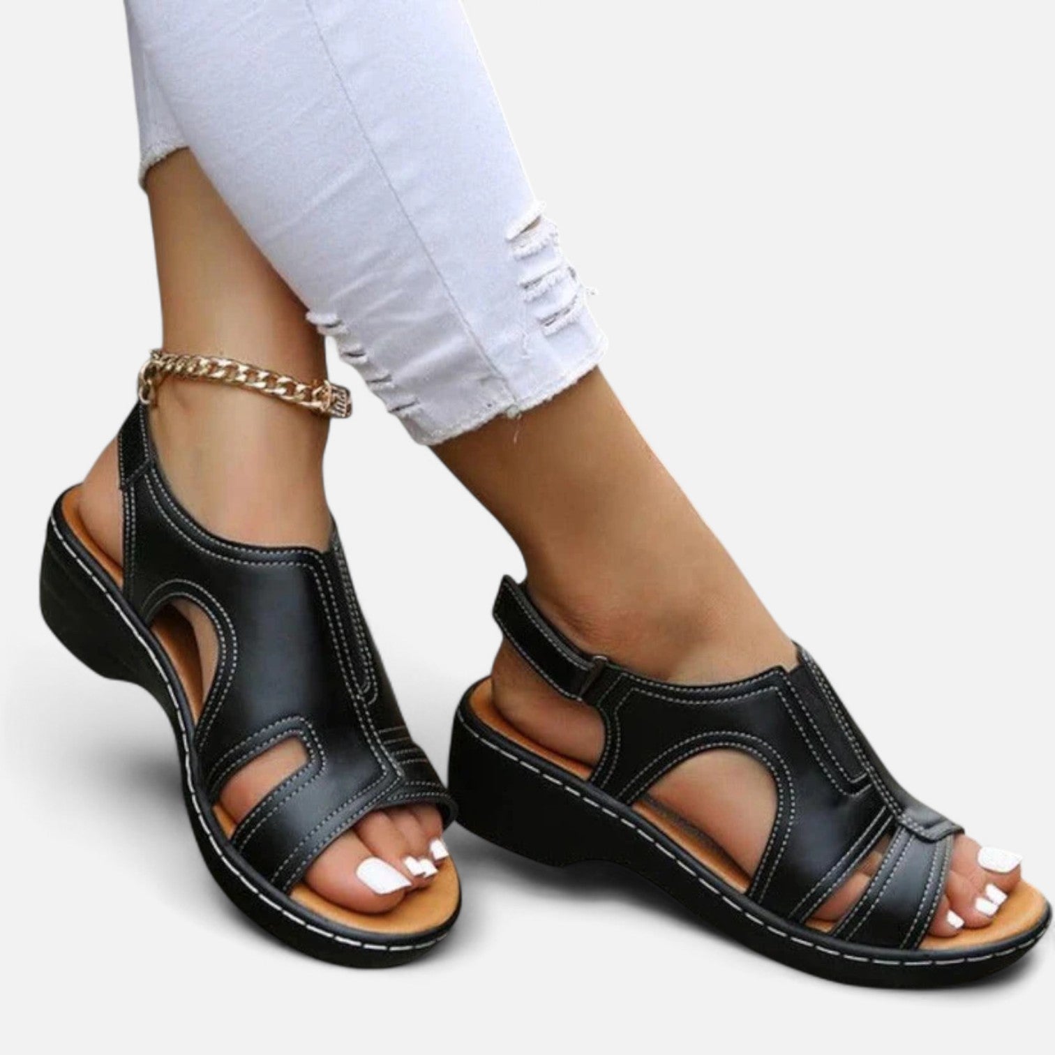 Ancienne Monde | Sandales Orthopédiques Femme – Confort Soutenu, Élégance au Quotidien