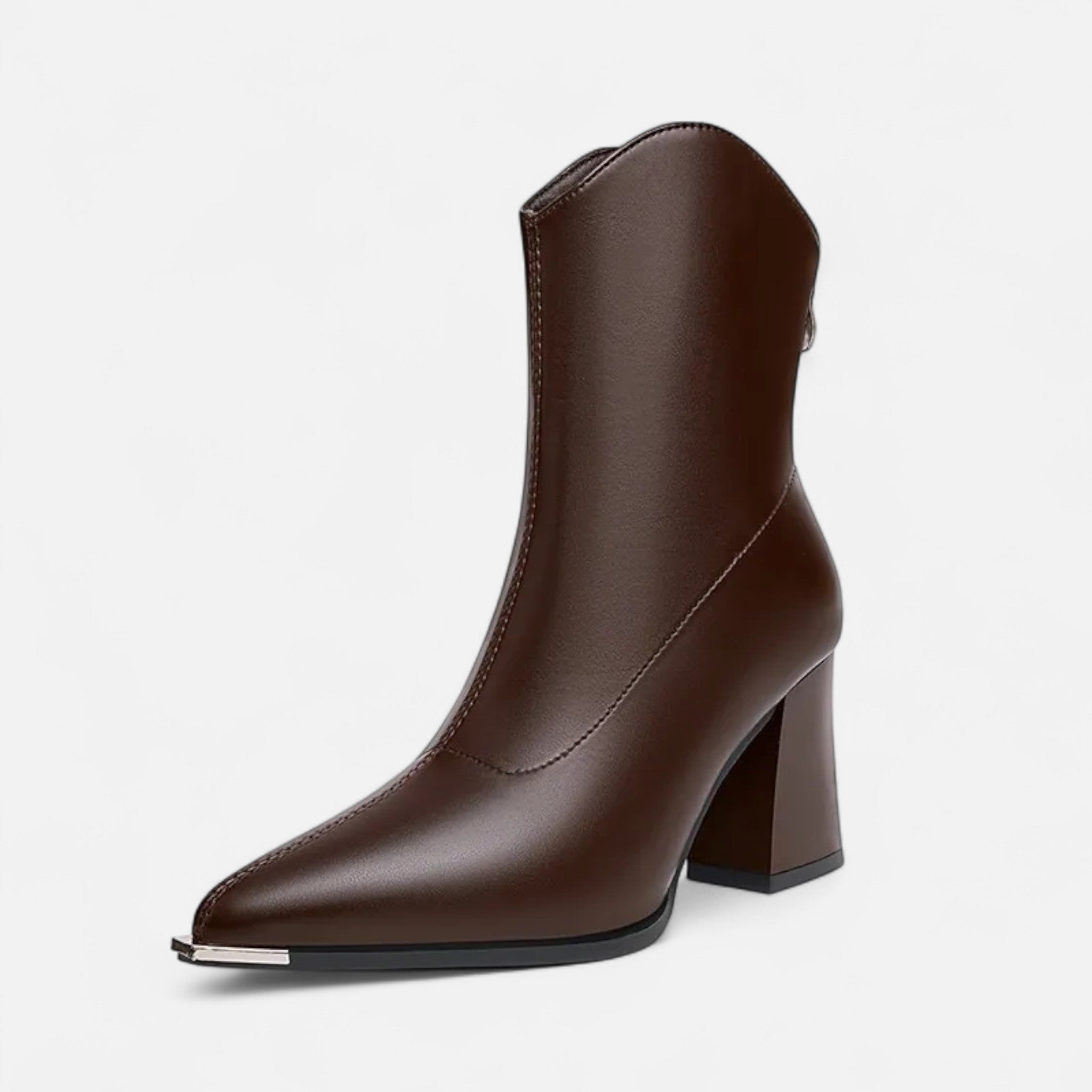 Ancienne Monde | Bottines Femme Cuir Chelsea Talon Haut