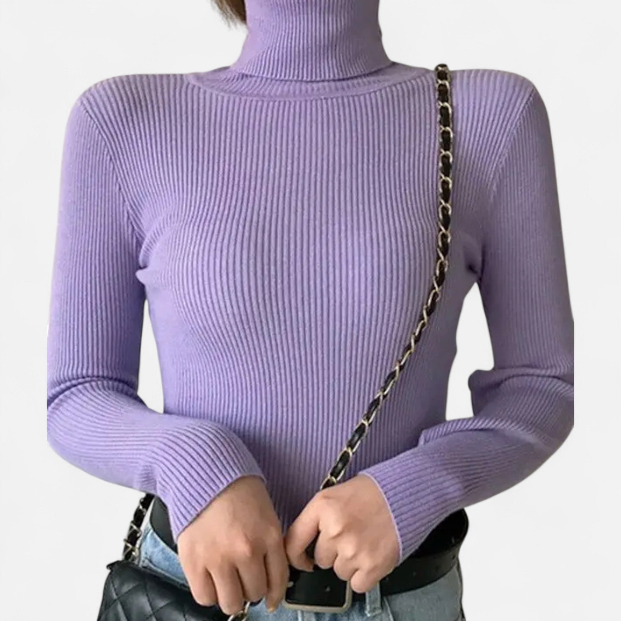 Ancienne Monde | Pull Col Roulé Doux Femme