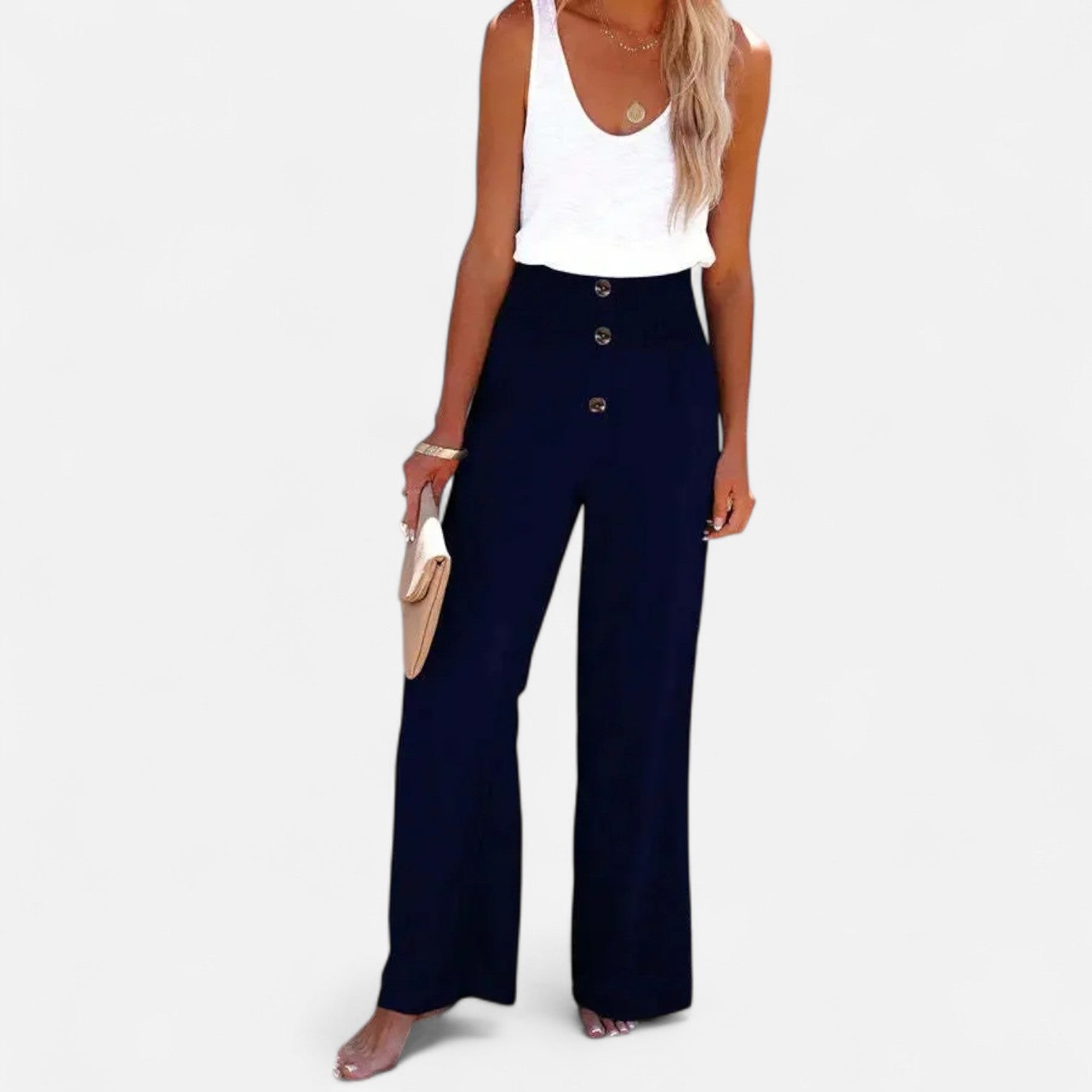 Ancienne Monde | Pantalon Femme en Lin – Légèreté Estivale, Structure Intemporelle