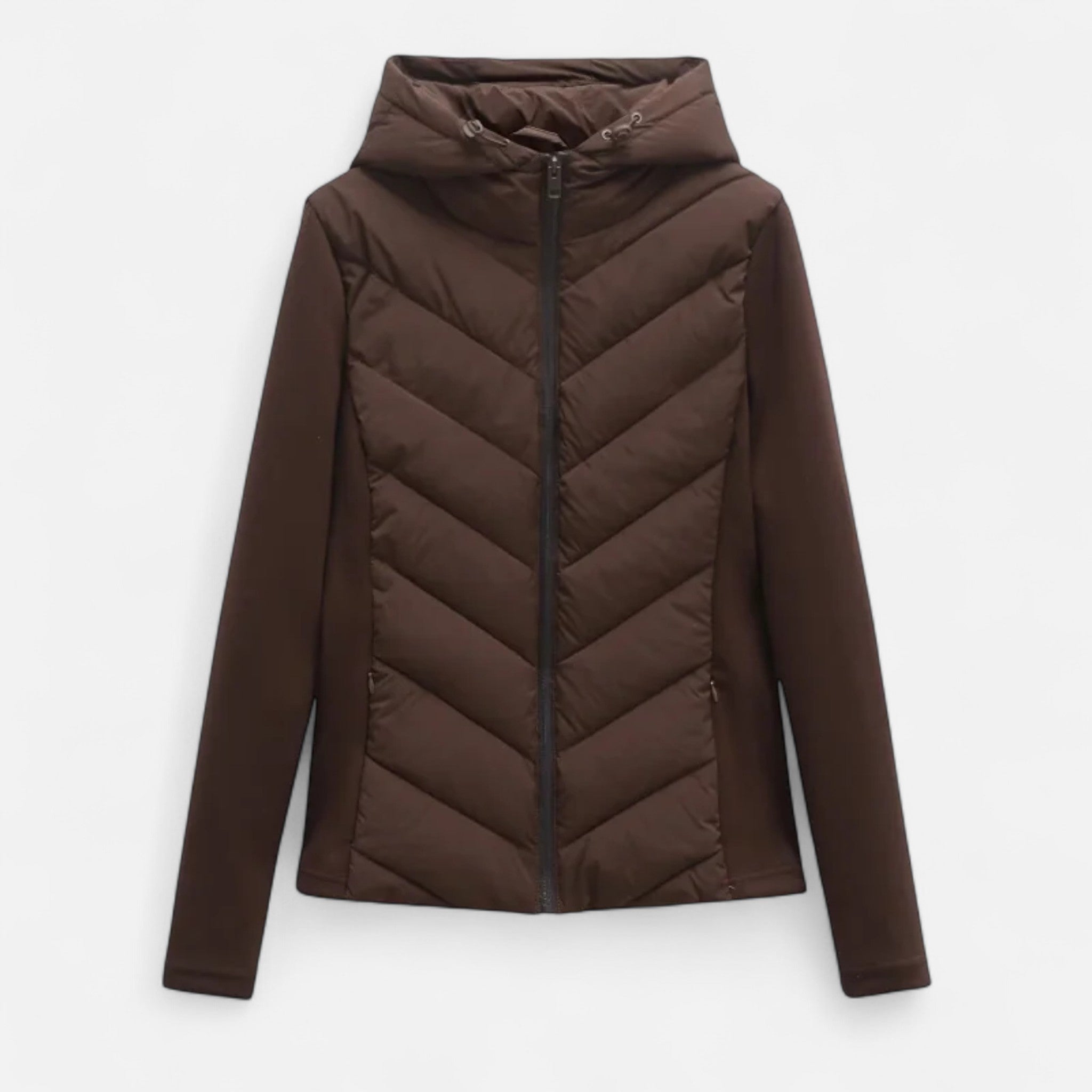 Ancienne Monde | Doudoune à Capuche Patchwork Femme