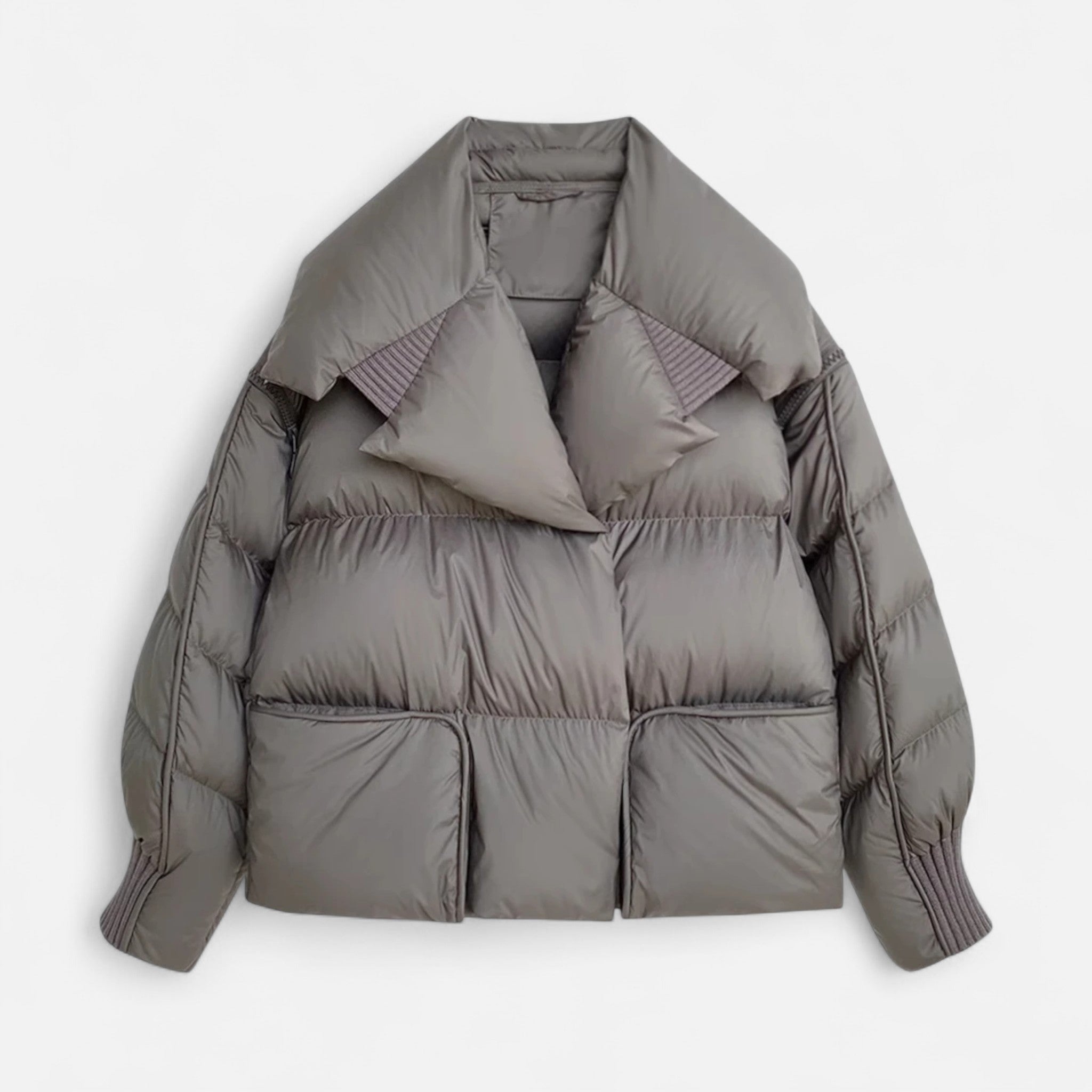 Ancienne Monde | Chaqueta acolchada para mujer 90% plumón con mangas desmontables