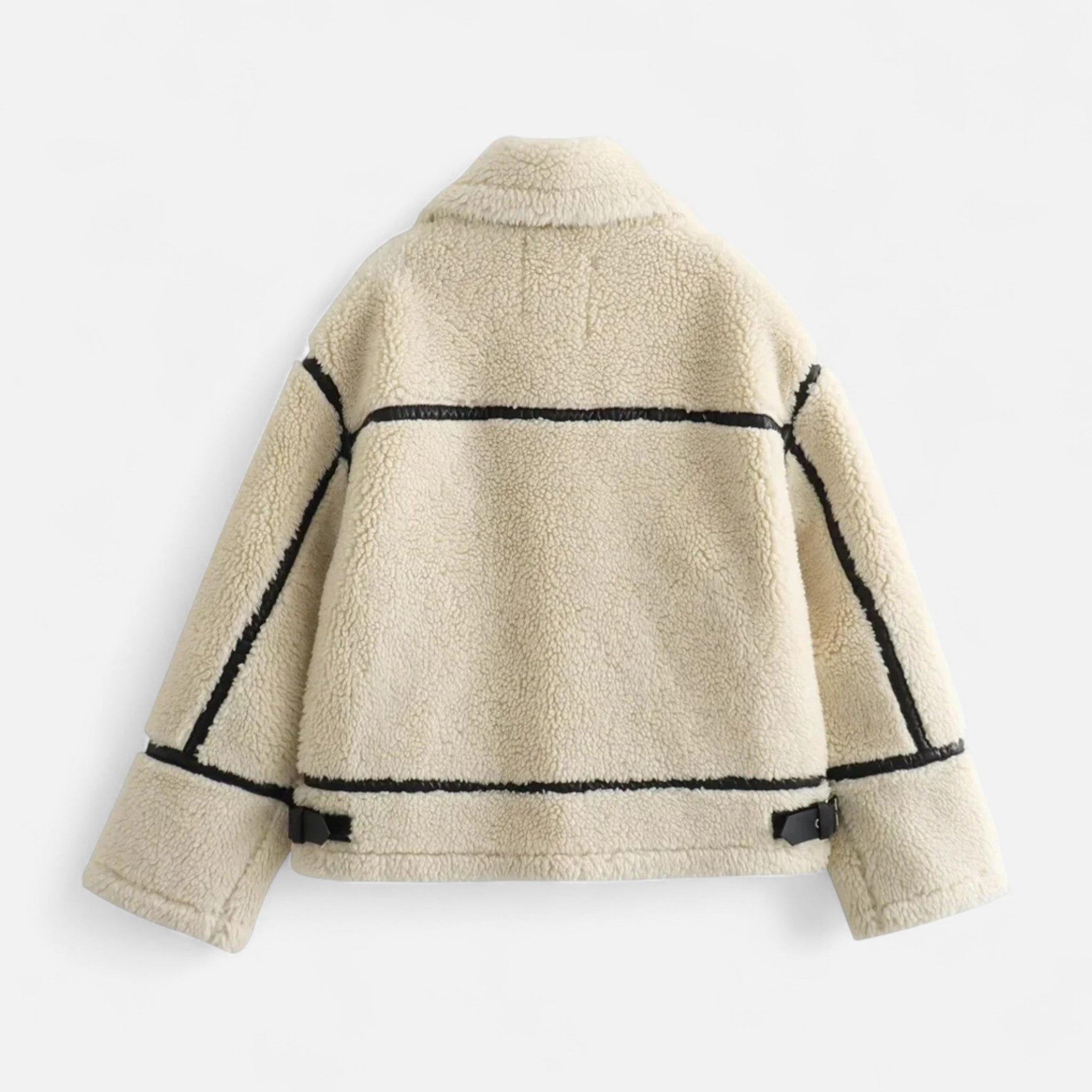 Ancienne Monde | Chaqueta de mujer aviador en piel sintética suave