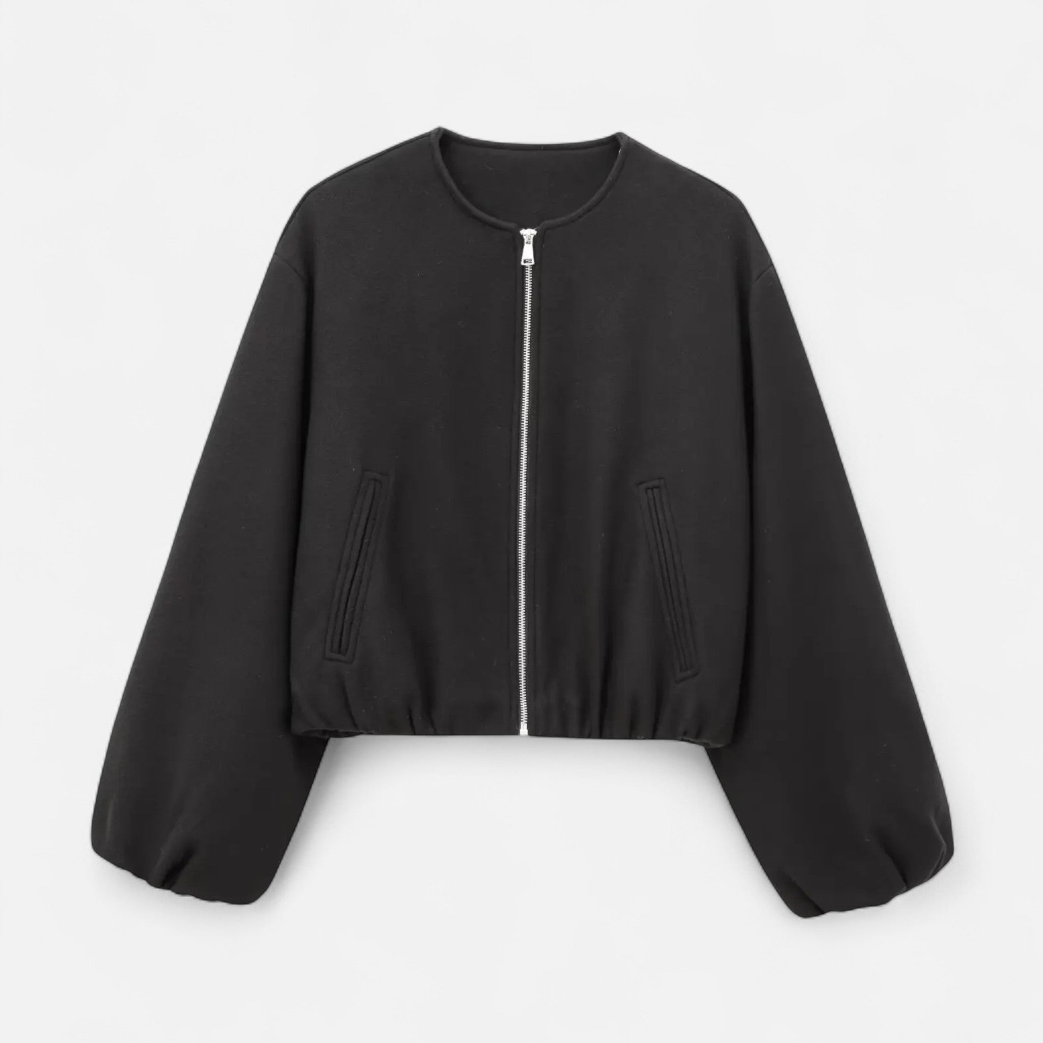 Ancienne Monde | Blouson Femme Rond Zippé Rétro