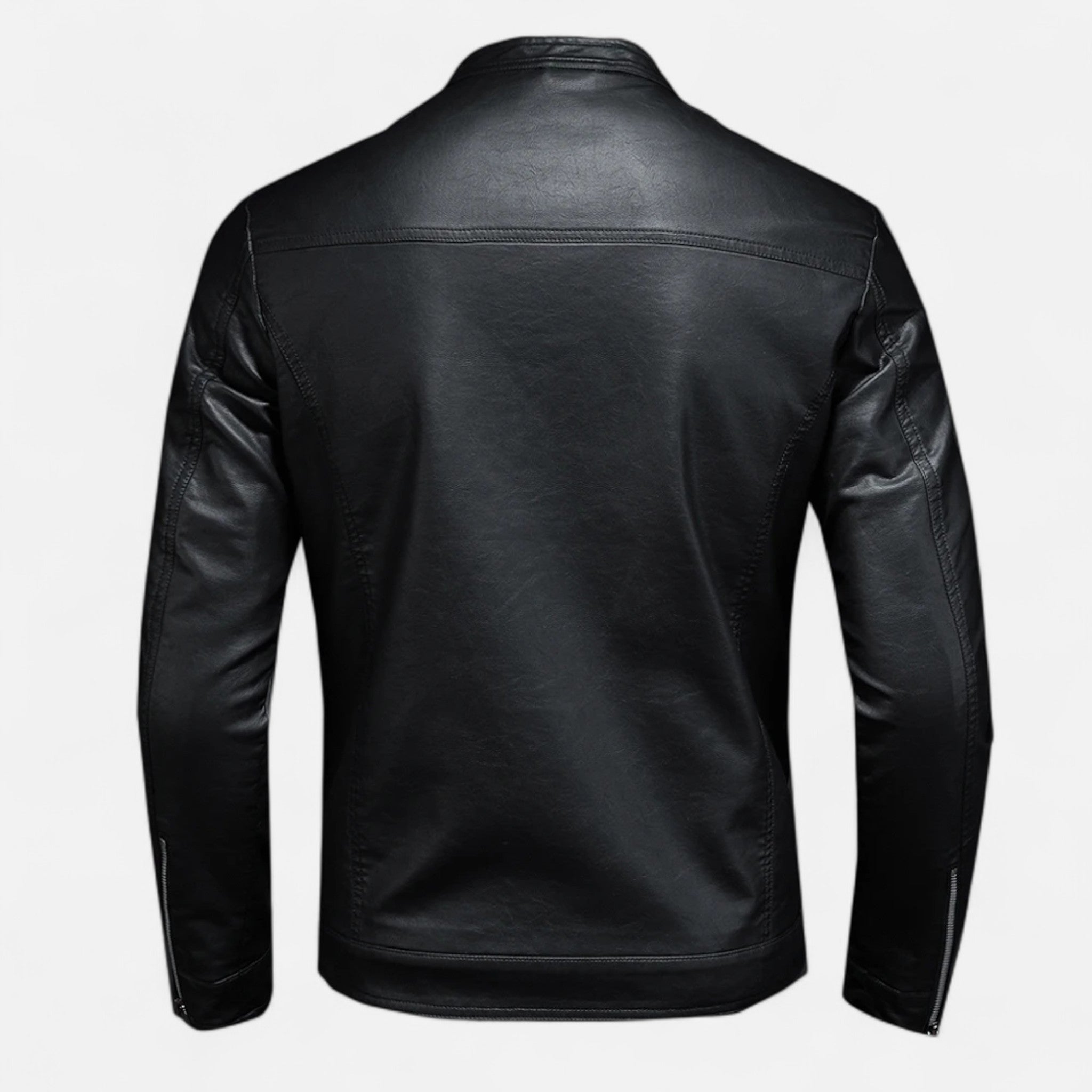 Ancienne Monde | Blouson Homme Cuir Biker Slim Fit