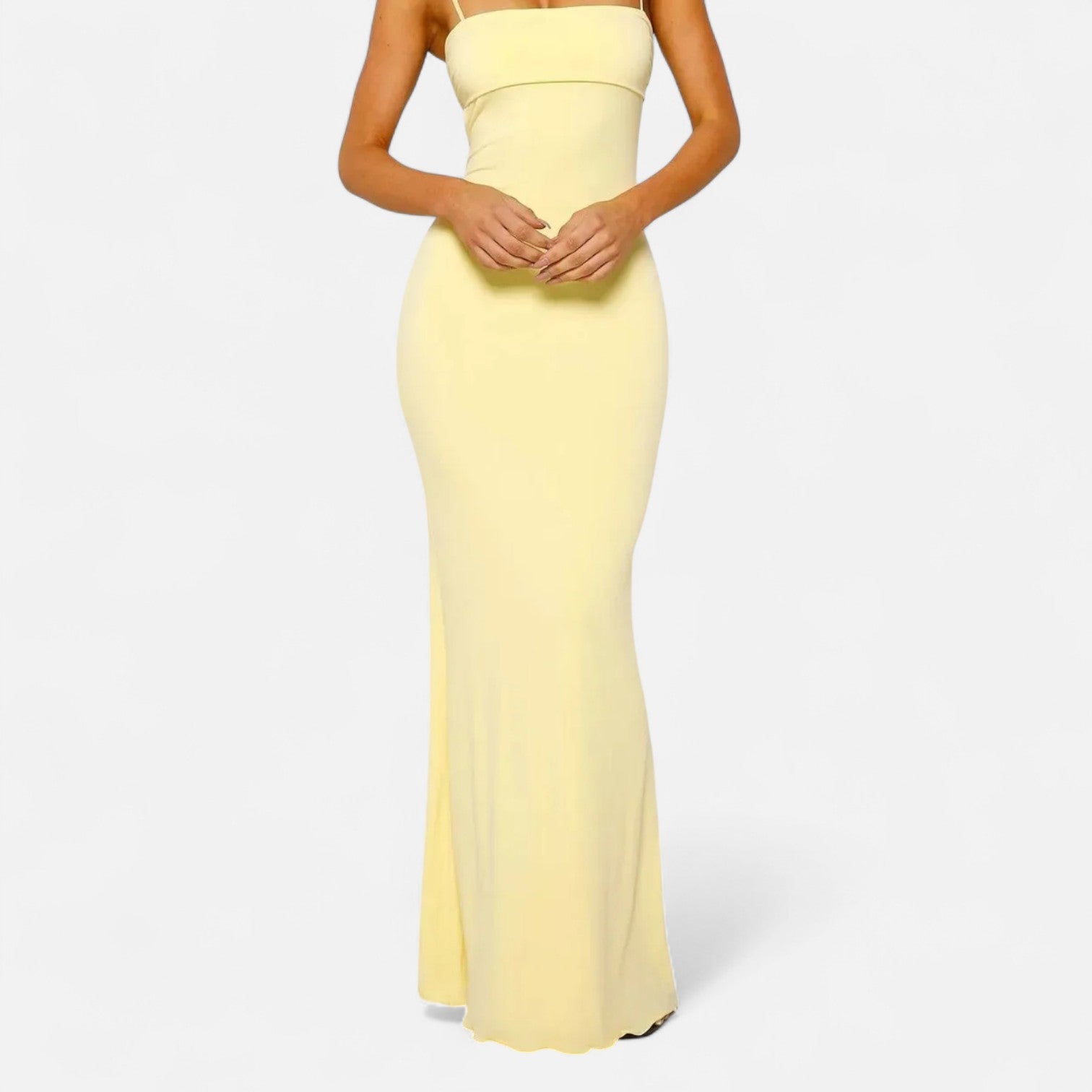 Ancienne Monde | Robe Longue Dos Nu pour Femme – Drapé Élégant, Séduction Moderne du Soir