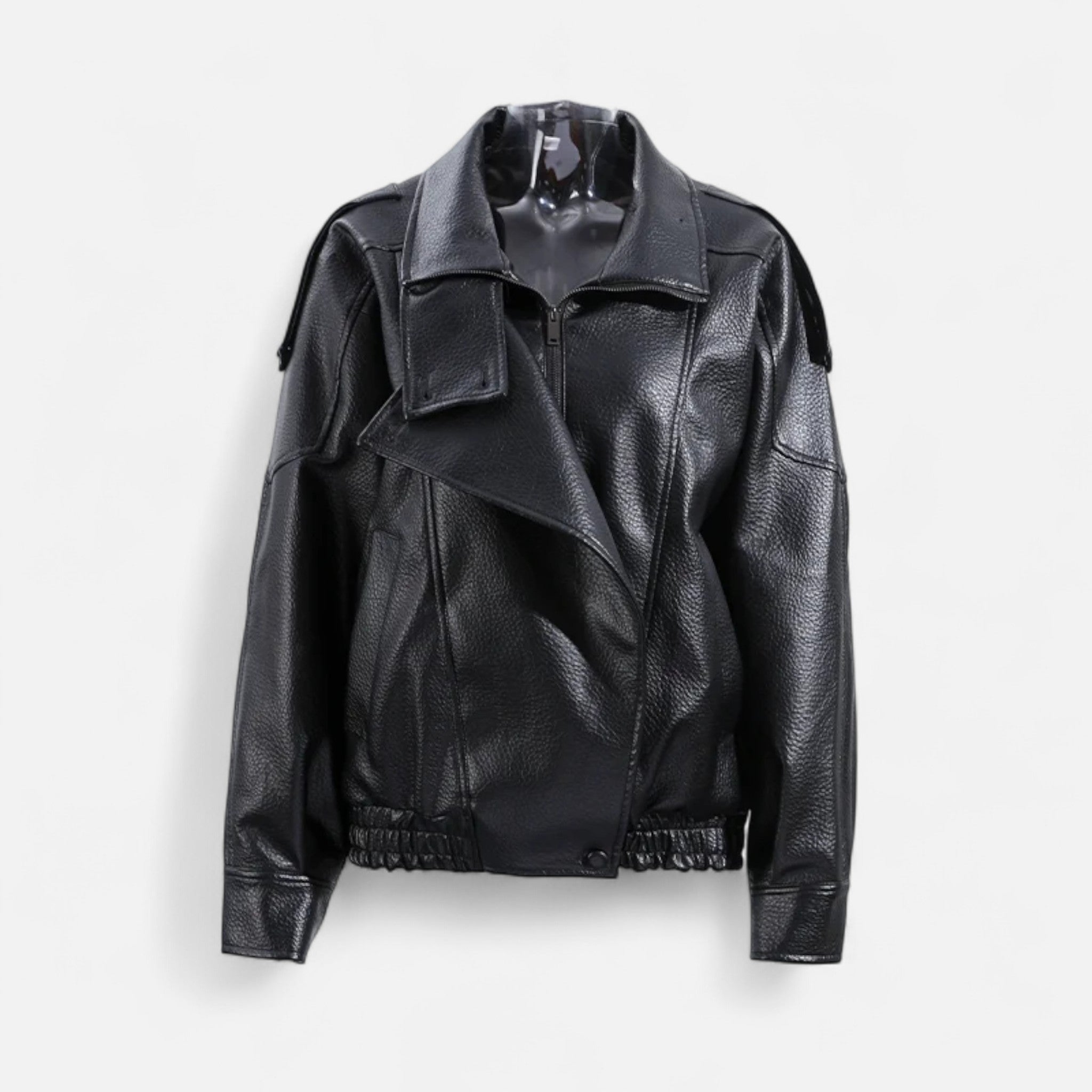 Ancient World | Belted Leather Jacket for Women