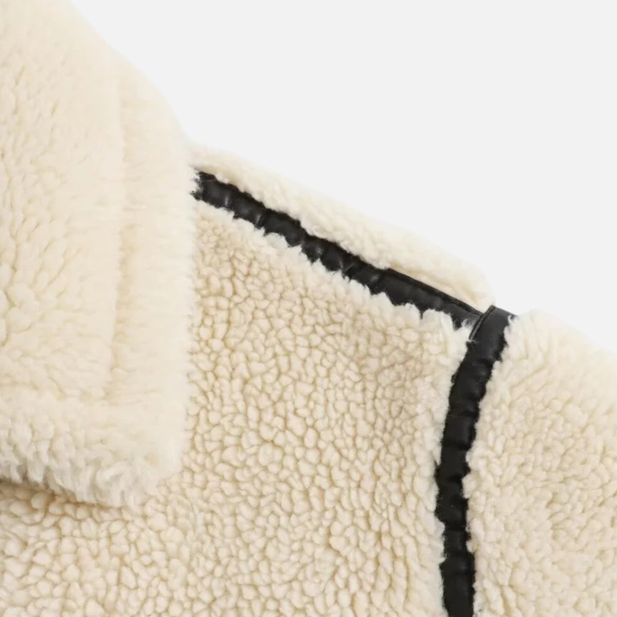 Ancienne Monde | Chaqueta de mujer aviador en piel sintética suave