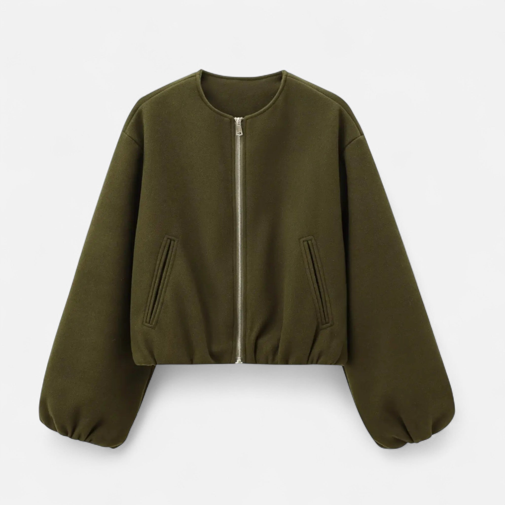 Ancienne Monde | Blouson Femme Rond Zippé Rétro
