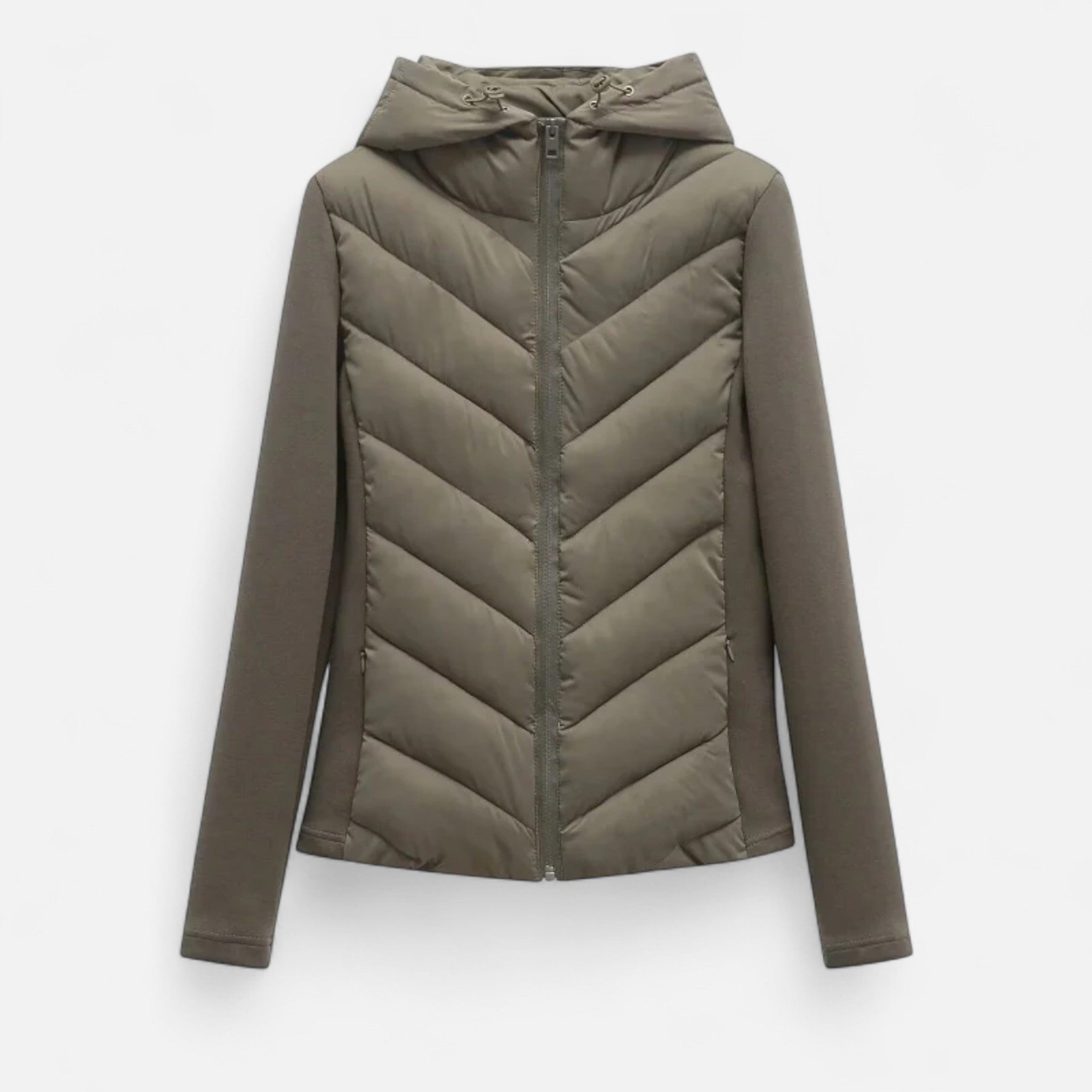 Ancienne Monde | Doudoune à Capuche Patchwork Femme